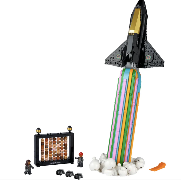 LEGO Display for Lego Over the Moon with Pharrell Williams