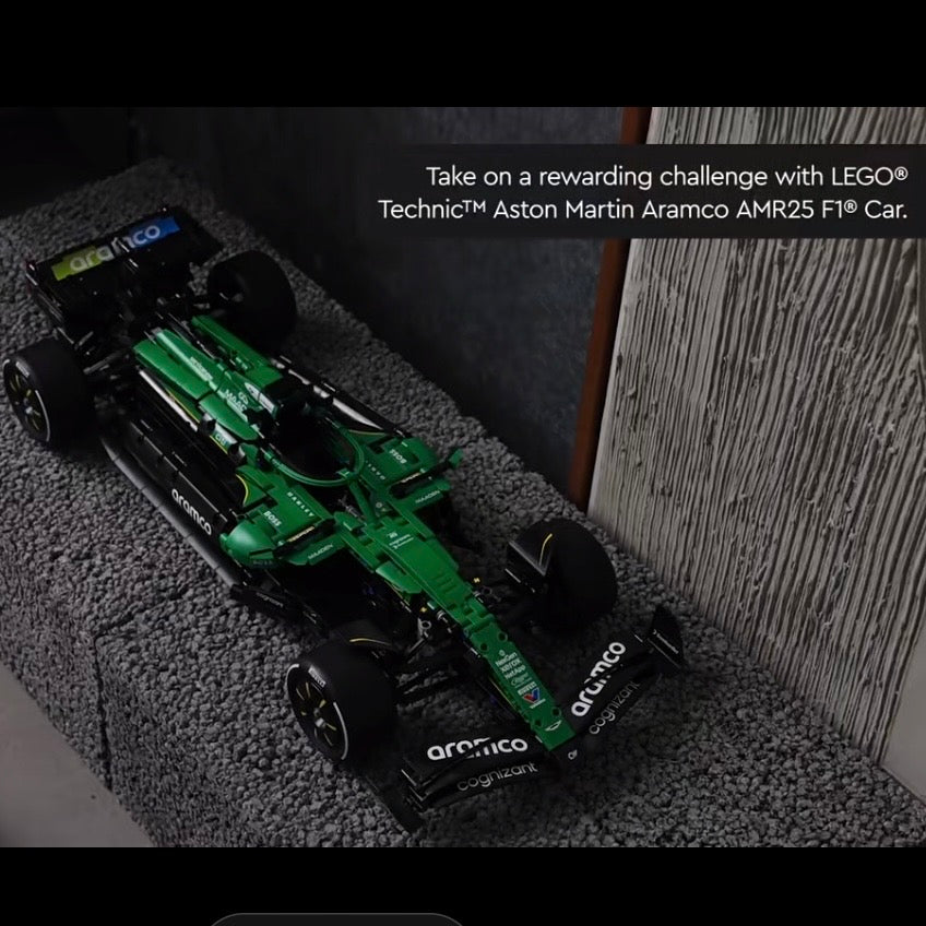LEGO Technic 42240 Aston Martin Aramco AMR25: The Green F1 Car Arrives, Along With the Debate