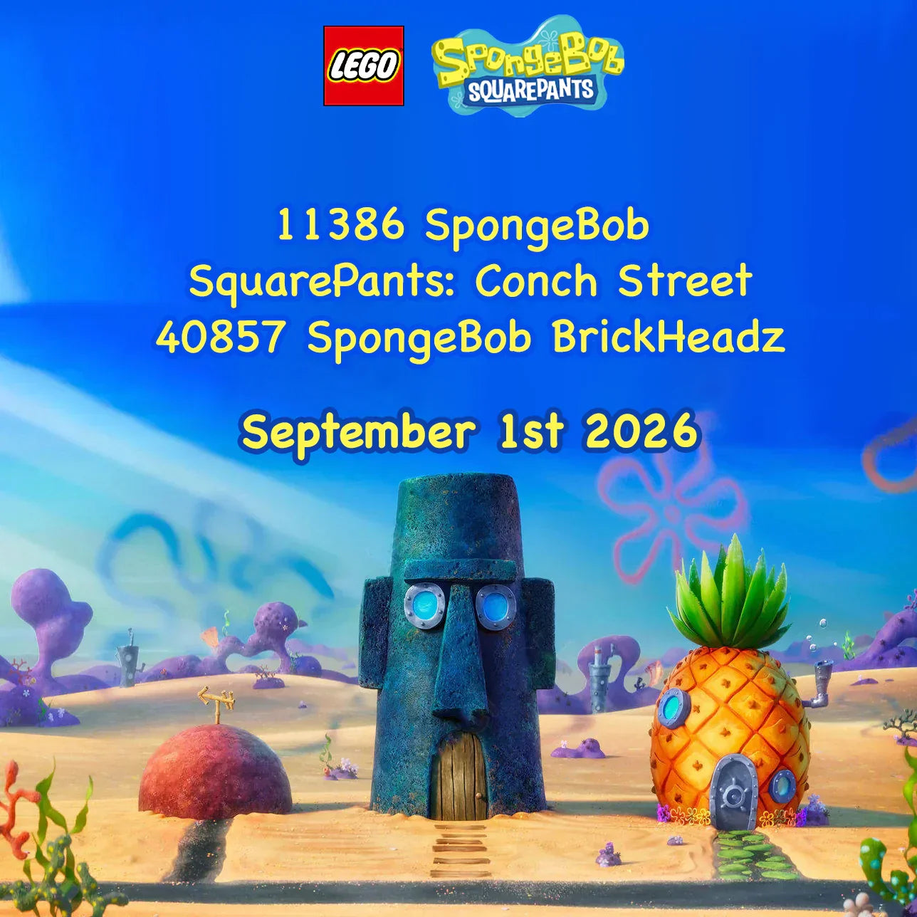 SpongeBob Returns to LEGO: SquarePants Conch Street (11386) – Everything We Know So Far|Mark's Magic