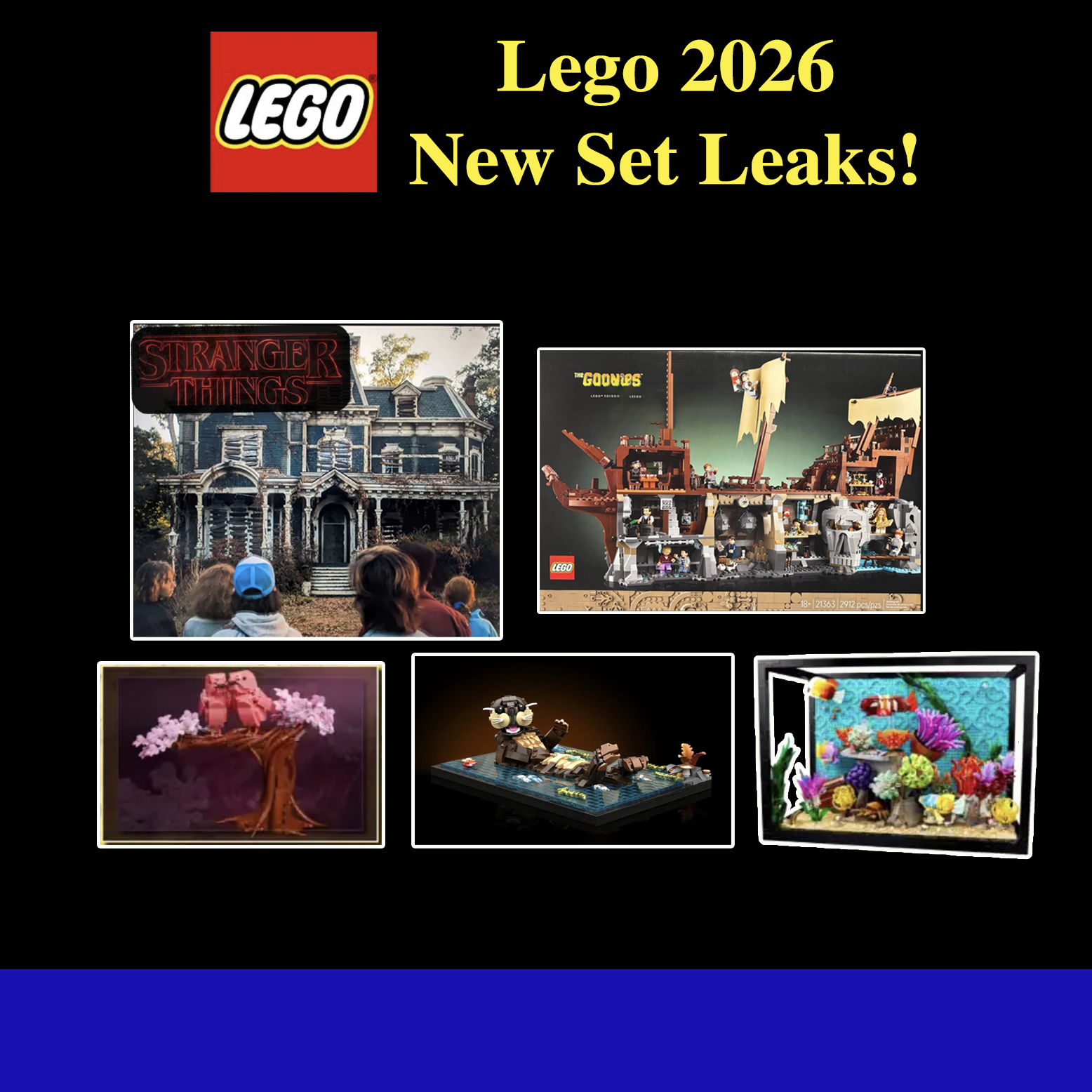 Lego early 2026 new set leaks! Stranger Things, The Goonies, LOTR, and More!| Mark's Magic
