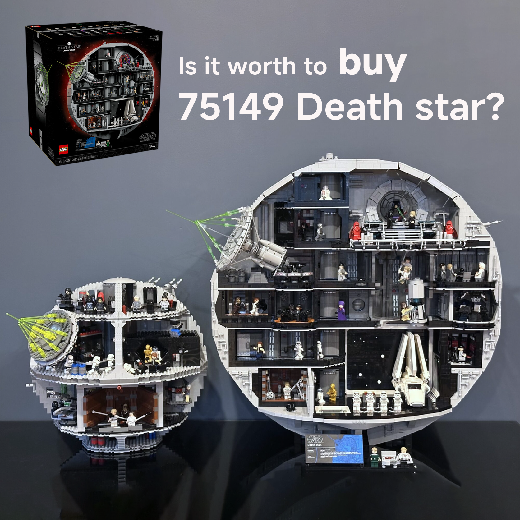 DH5745　VINTAGE WORKS Is it worth to buy the LEGO 75419 UCS Death Star? The record-breaking