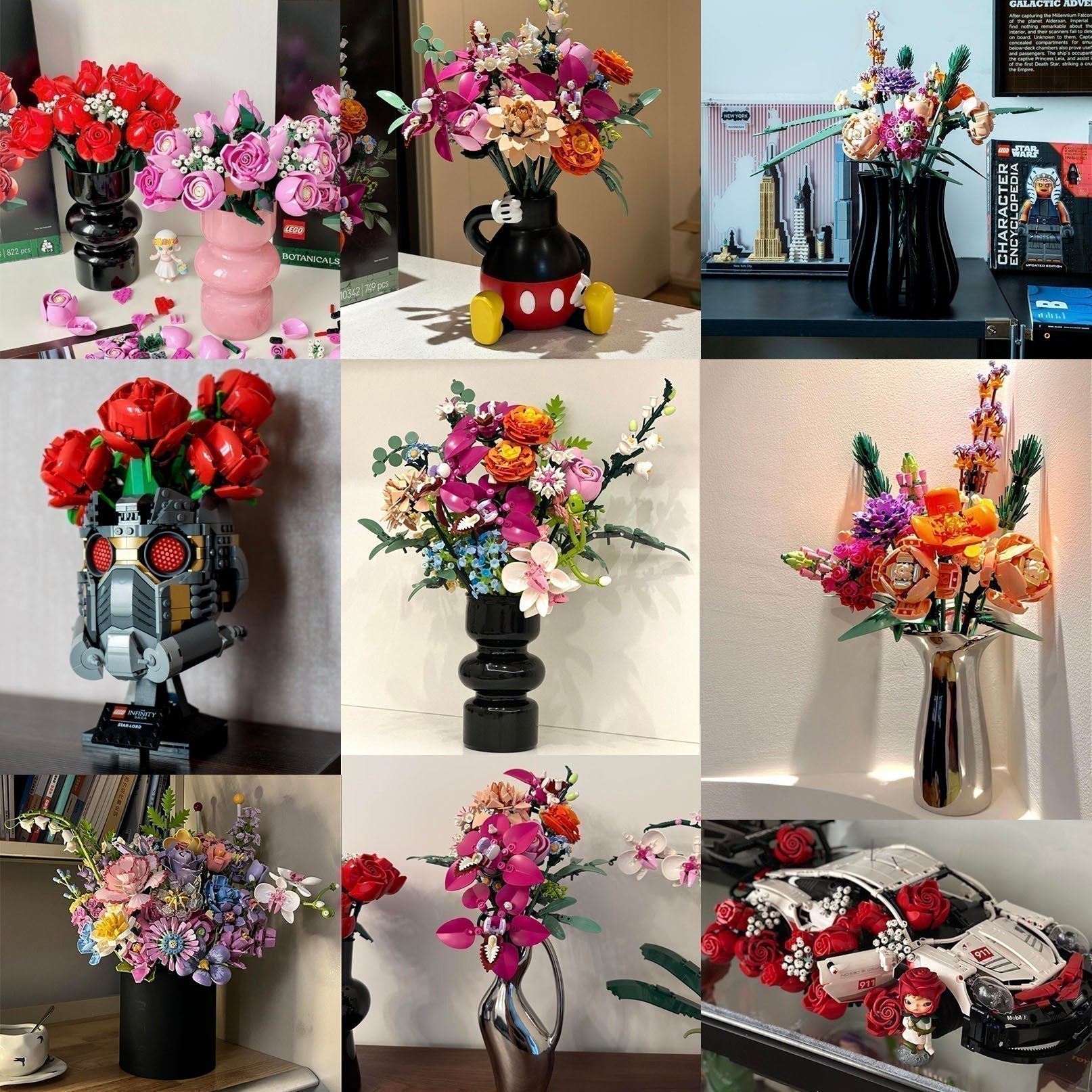 How to display your Lego Flowers Beautifully at Home?The Most Complete Guide| Mark's Magic