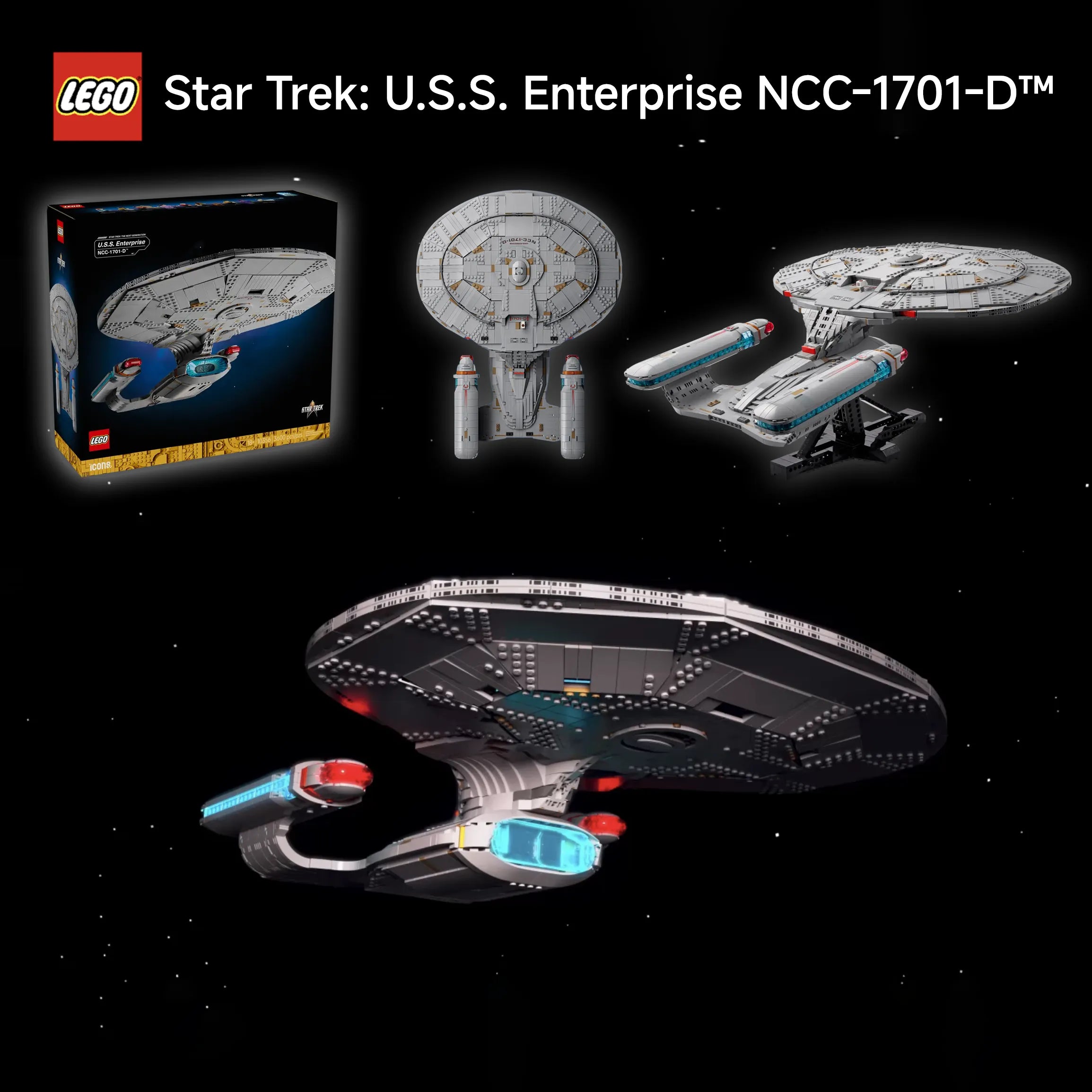 All you need to know about LEGO 10356 Star Trek: U.S.S. Enterprise NCC-1701-D™! | Mark's Magic