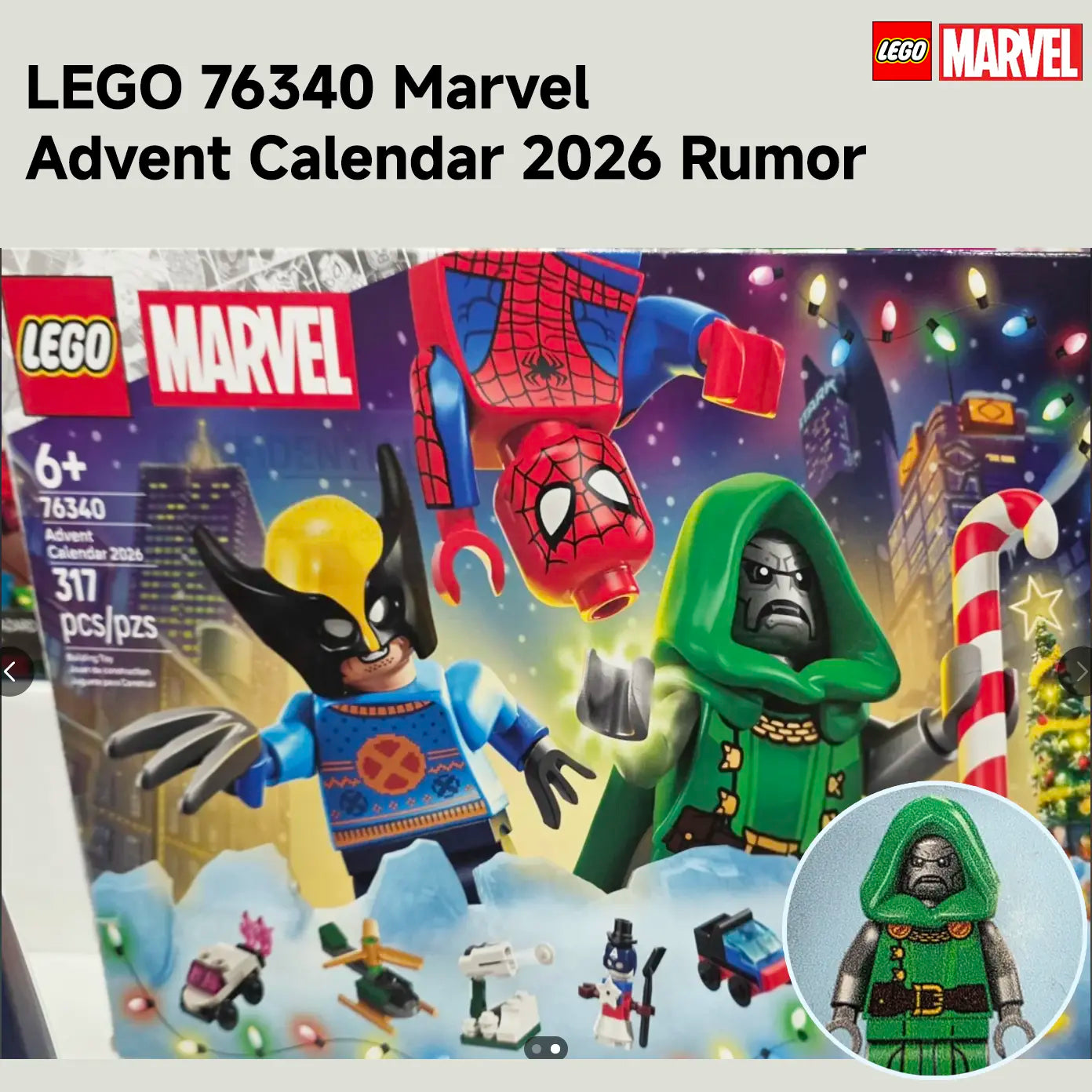 LEGO Marvel 76340 Advent Calendar 2026 Rumor: Will Doctor Doom Be the Real Highlight?|Mark's Magic