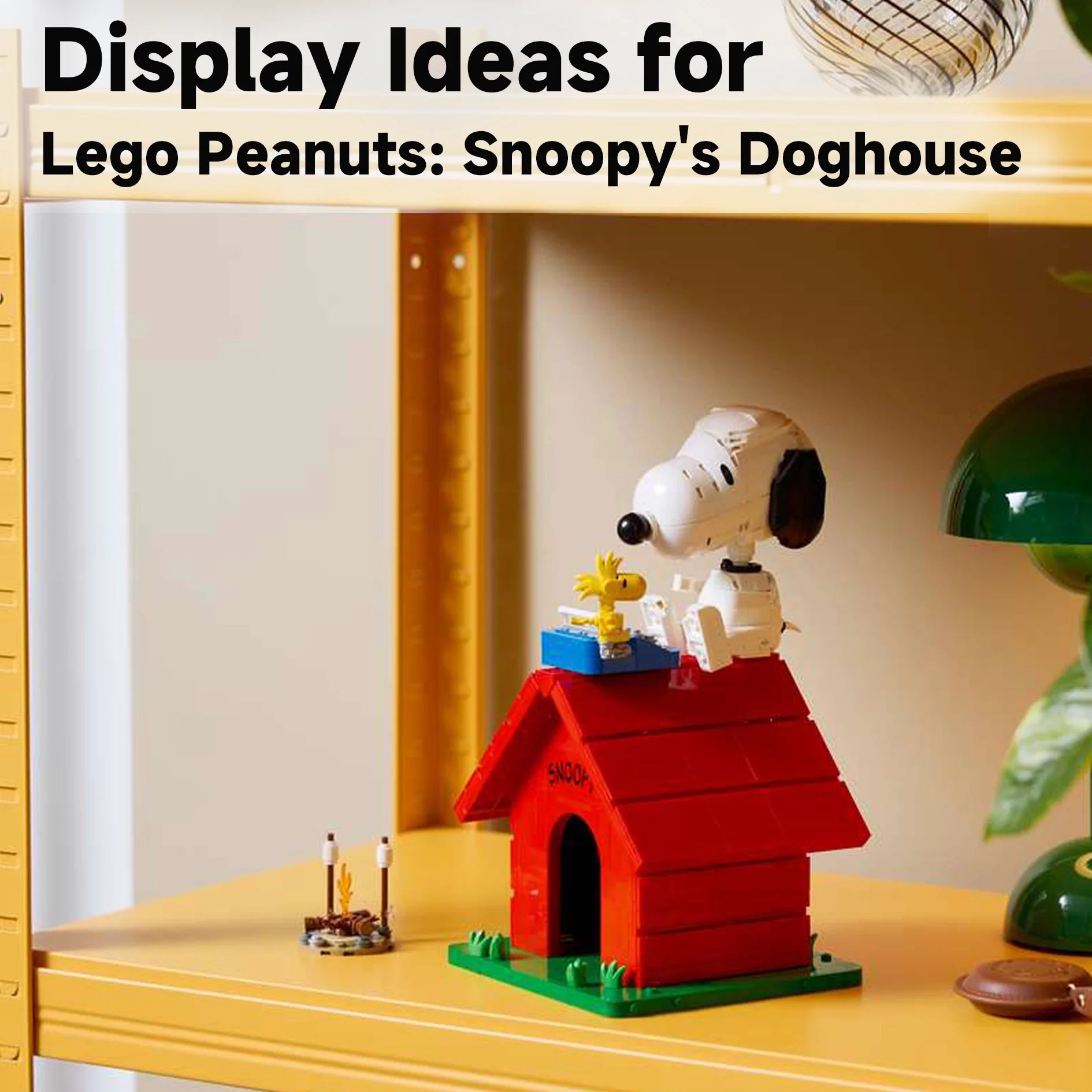 Best Display Ideas for LEGO 21368 Snoopy's Doghouse| Mark's Magic
