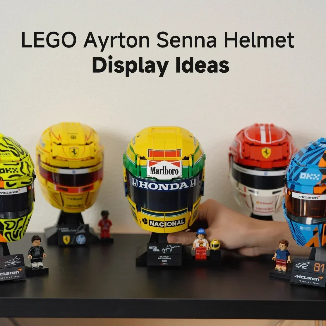 LEGO Ayrton Senna Helmet Display Ideas: 5 Ways to Showcase Set 43024| Mark's Magic