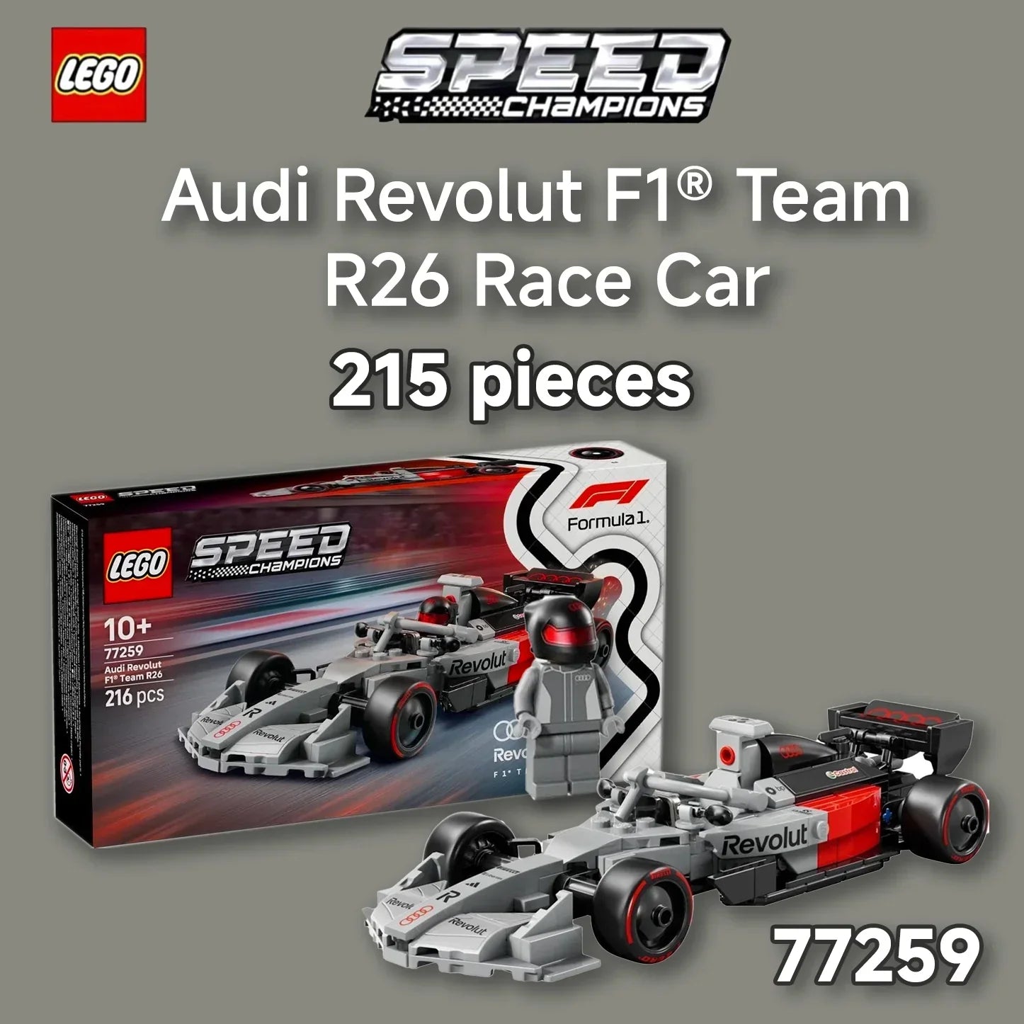 Everything We Know So Far About the 2026 LEGO® Audi F1 R26 Speed Champions Set| Mark's Magic