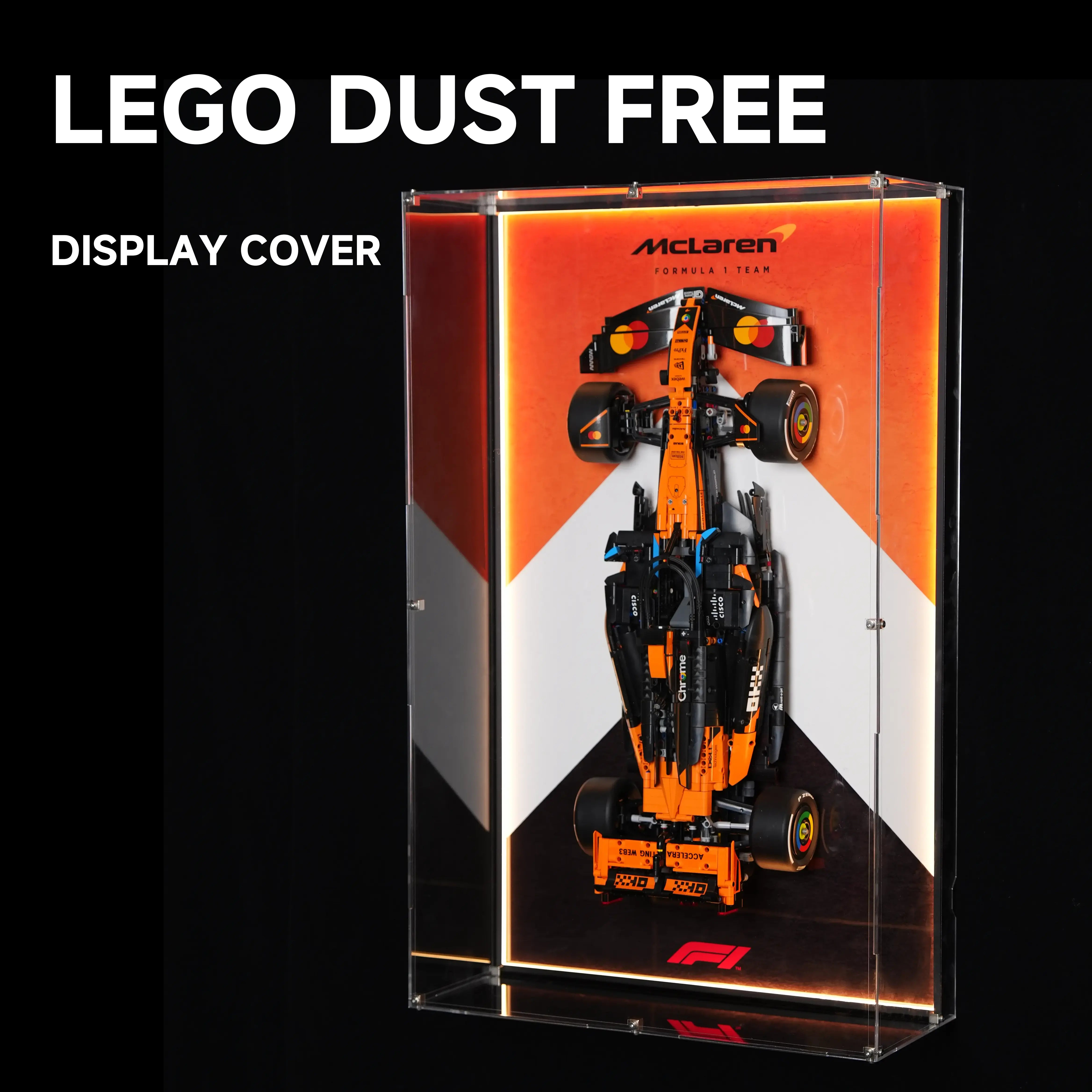 How to Display Your LEGO F1 Dust-Free: Wall-Mounted Display Frame with Dust-Proof Acrylic Cover| Mark's Magic
