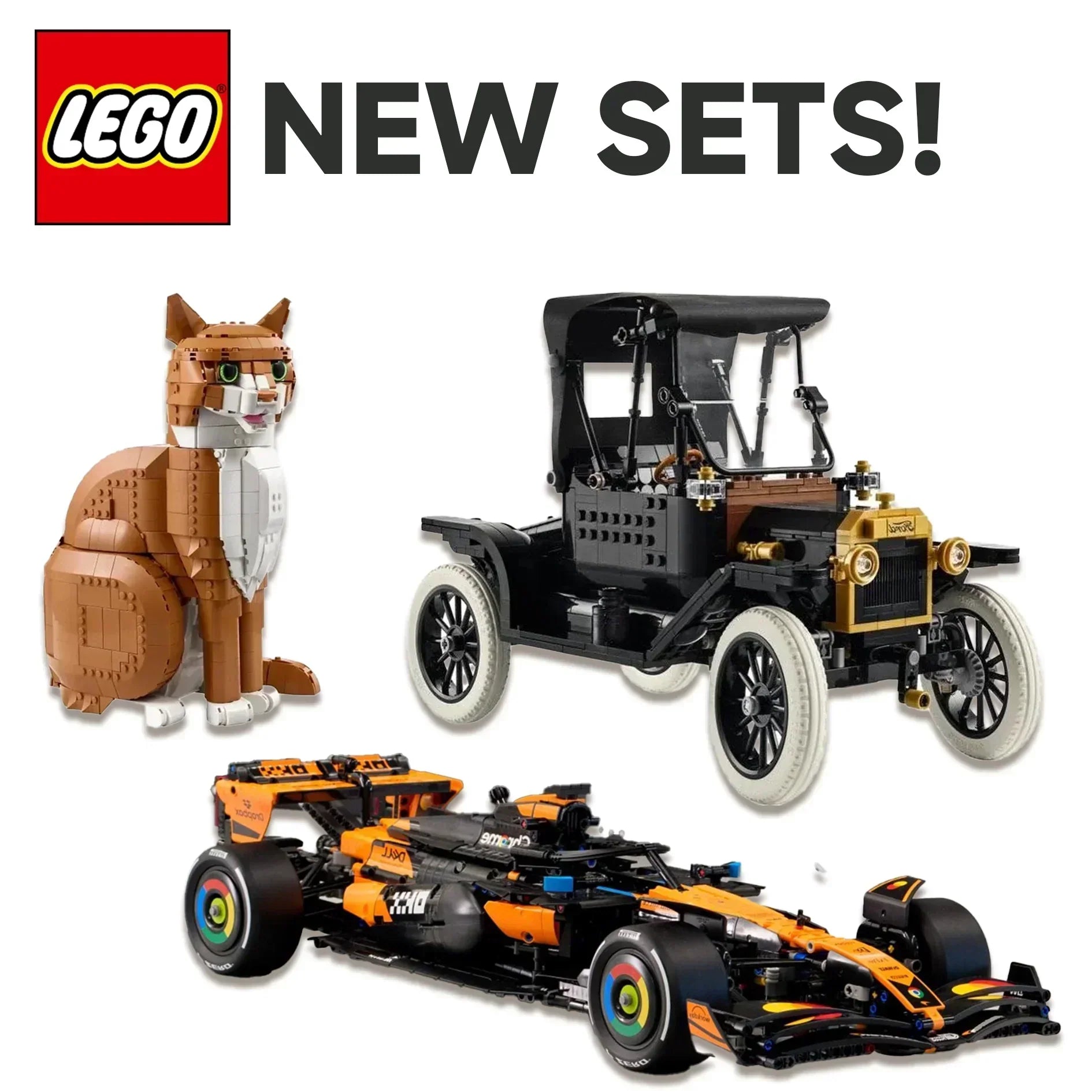 LEGO Orange Cat, Ford Model T & McLaren F1: Three Upcoming LEGO Sets Fans Can’t Stop Talking About!| Mark's Magic