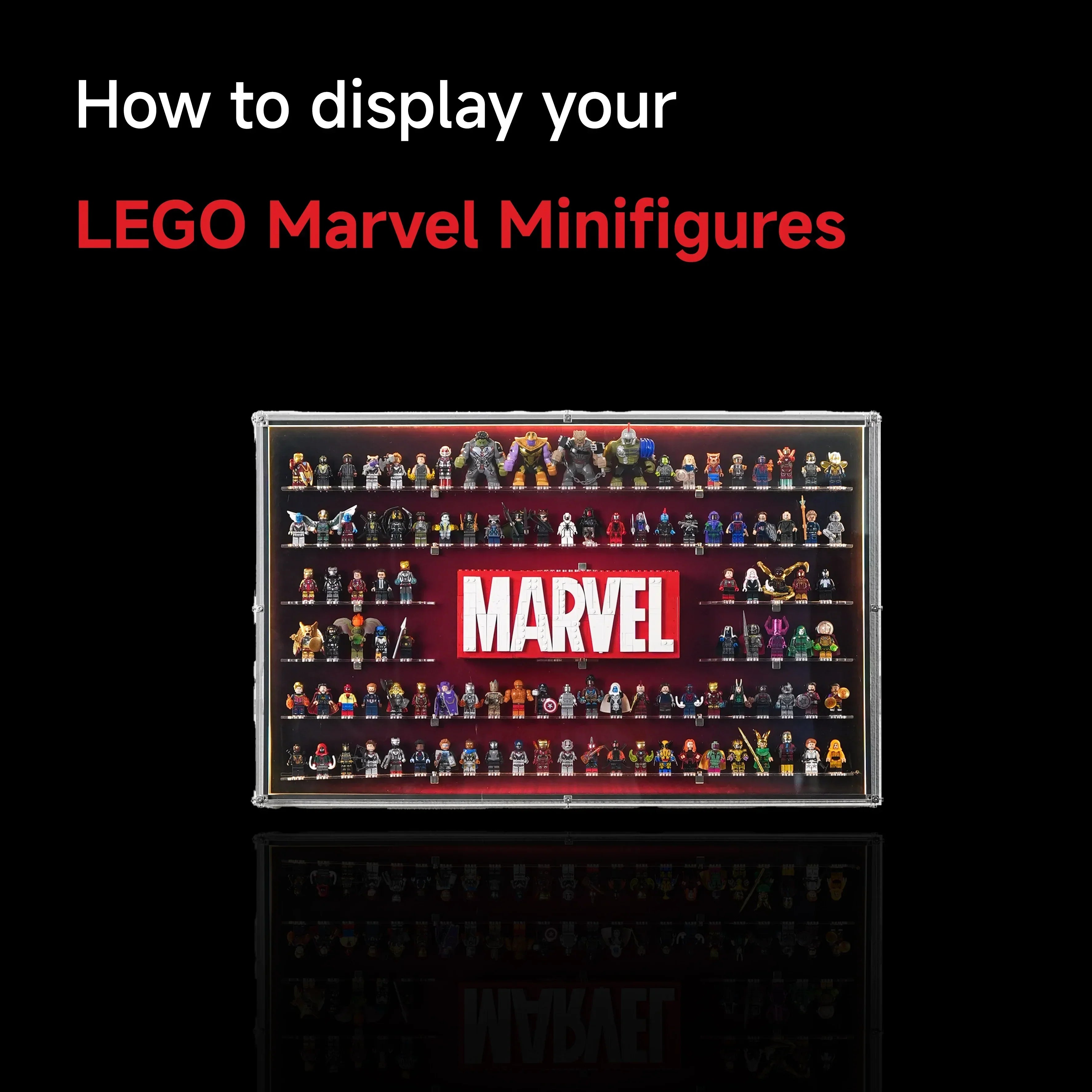 How to Display Your LEGO Marvel Minifigures: Wall Display Ideas for Marvel Collectors| Mark's Magic