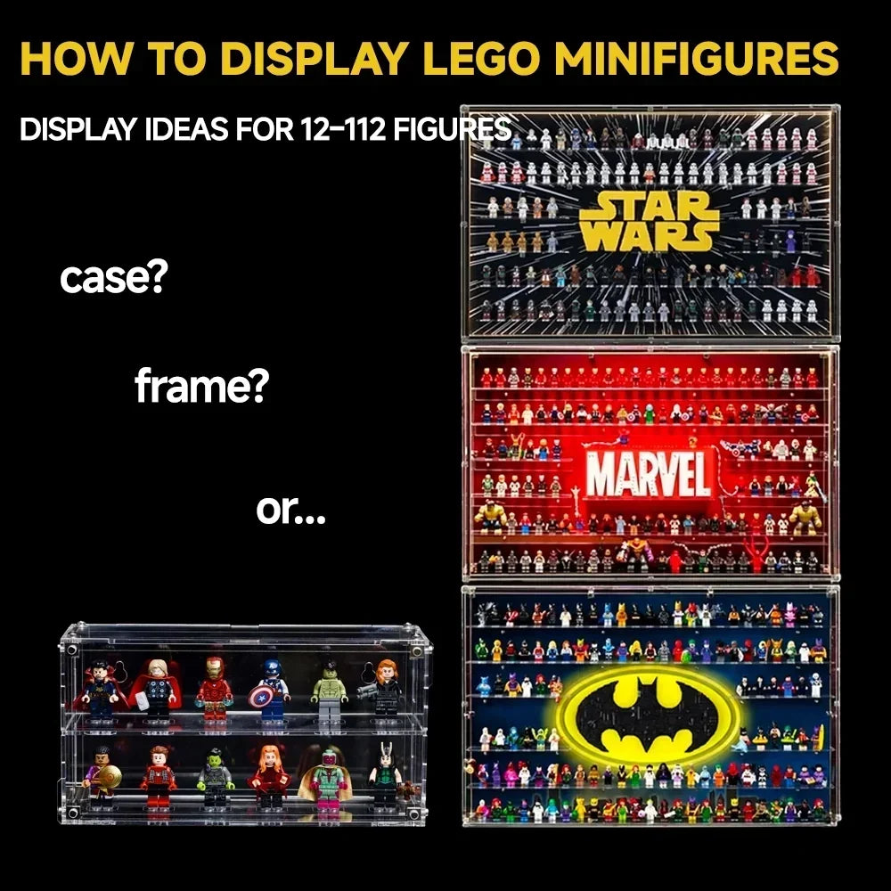 How to Display LEGO Minifigures: Ideas for Collections from 1 to 100+ Figures| Mark's Magic