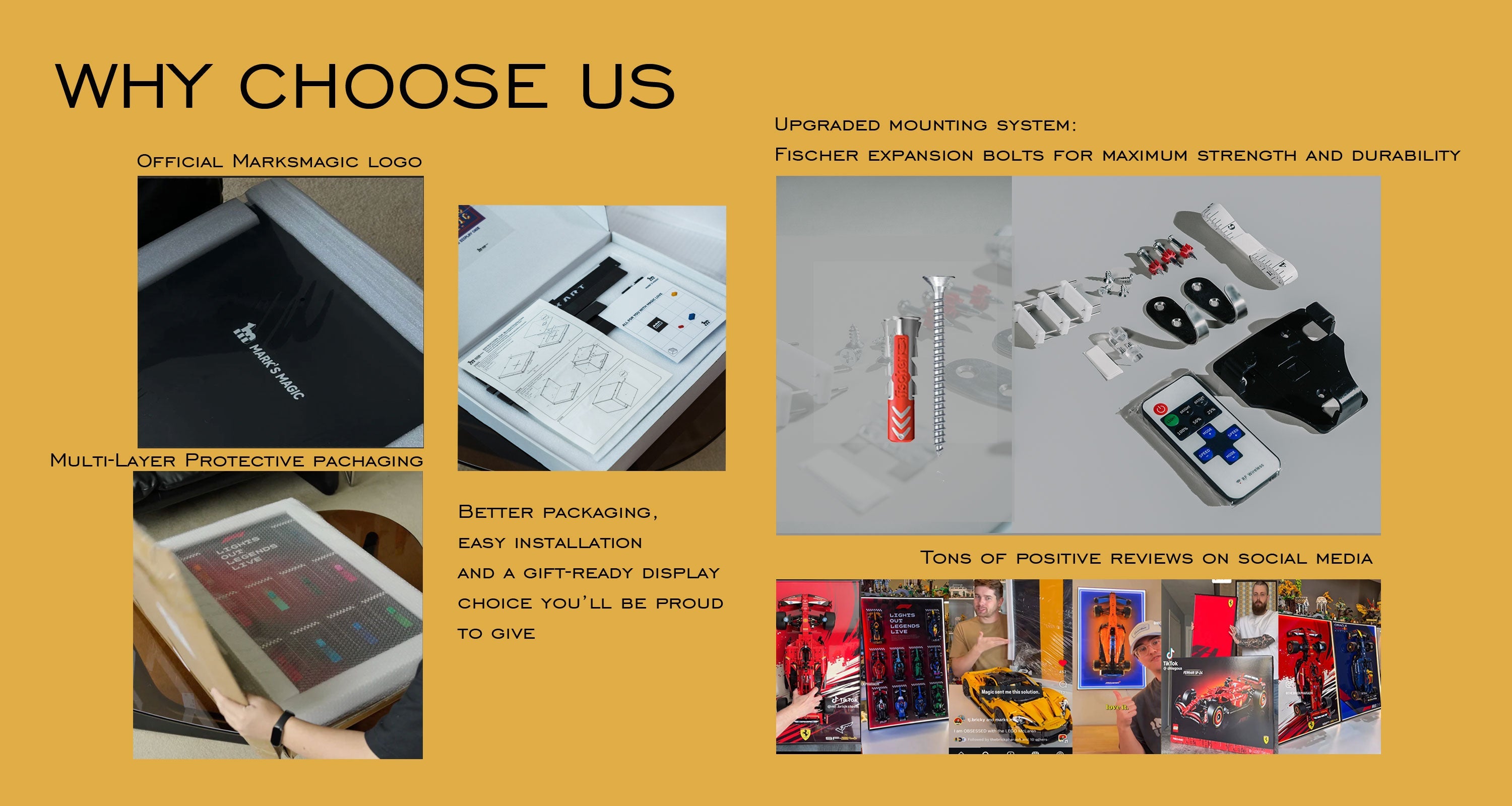 LEGO® WALL MOUNT FRAME