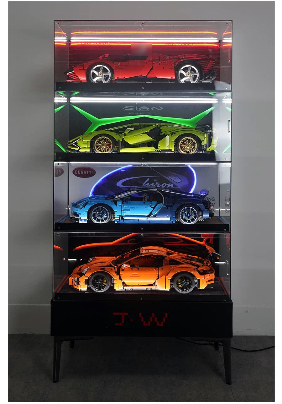 LEGO® Technic Supercar Acrylic Display Case cabinet