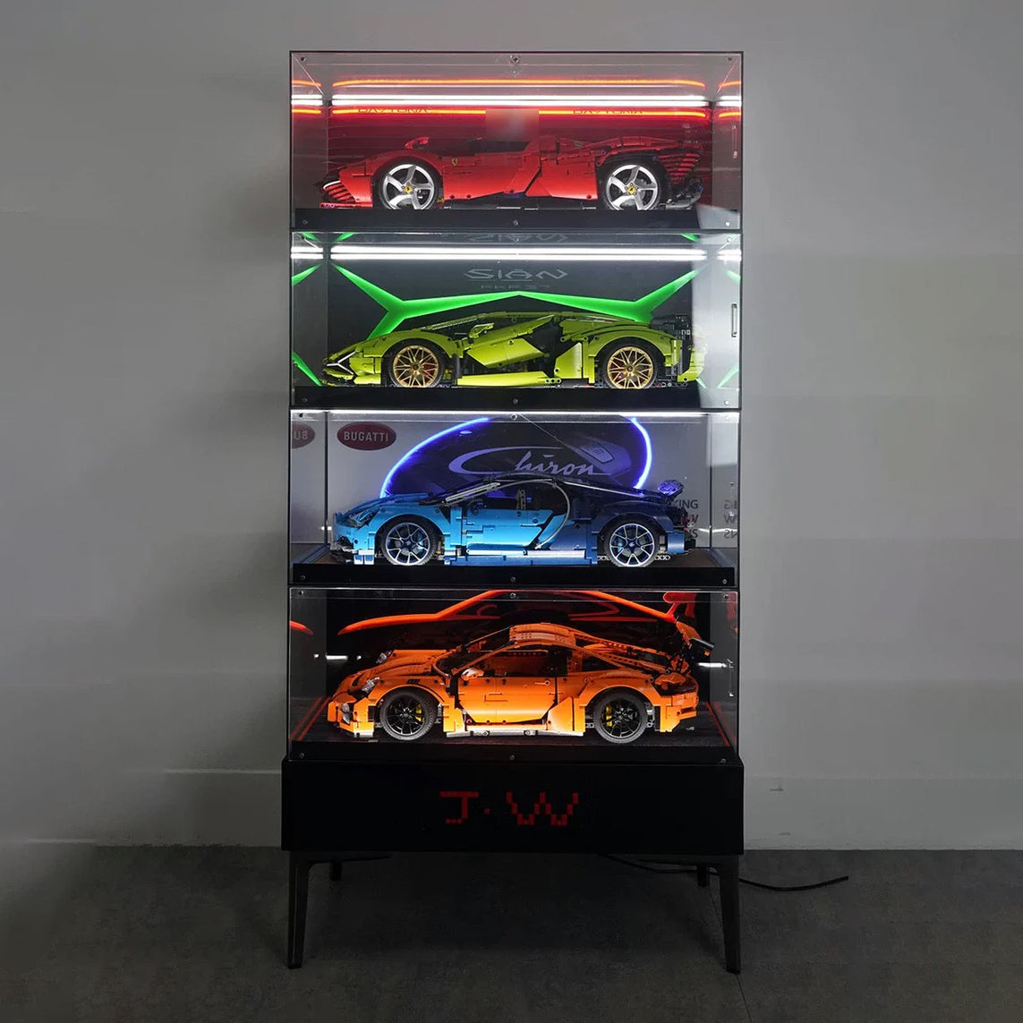 LEGO® Technic Supercar Acrylic Display Case cabinet