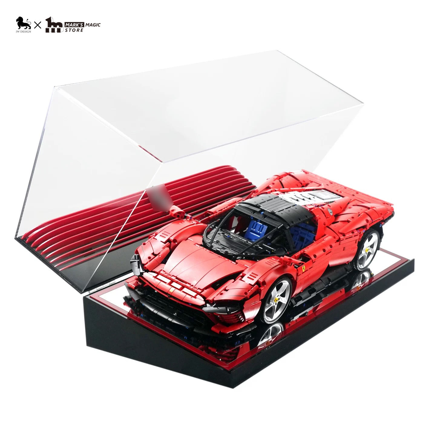 Designer Edition】LEGO® Technic Ferrari Daytona SP3 42143 Acrylic Disp