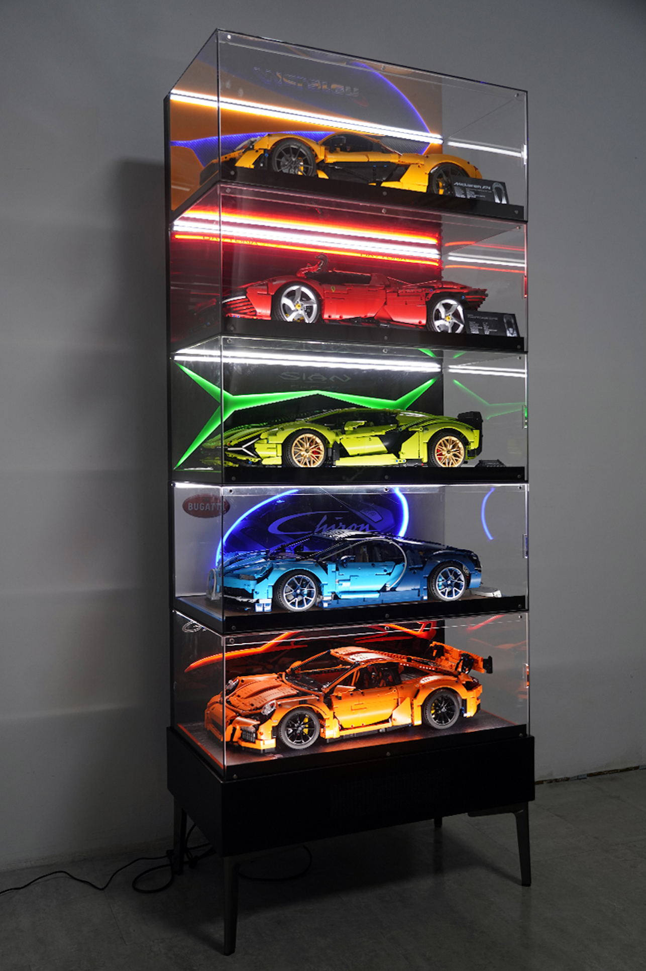 LEGO® Technic Supercar Acrylic Display Case cabinet