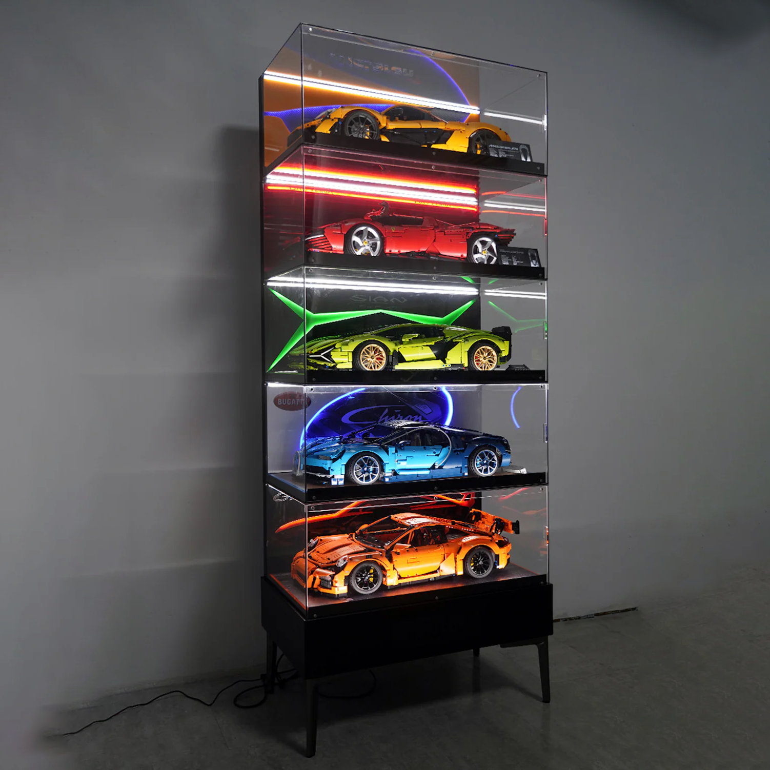 LEGO® Technic Supercar Acrylic Display Case cabinet