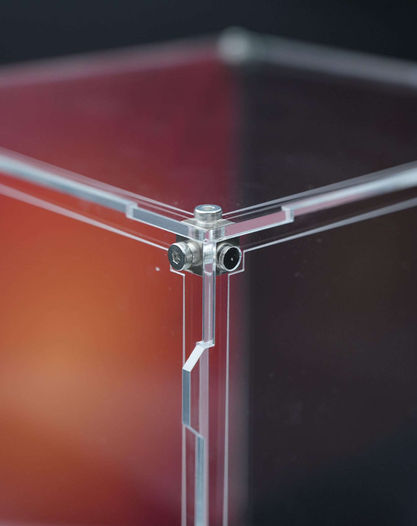 Lego display case for Marvel helmet