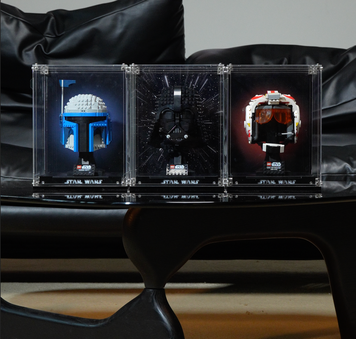 【PREMIUM】Display Acrylic Case for LEGO® Star Wars Helmet Ultra-high Translucent Acrylic