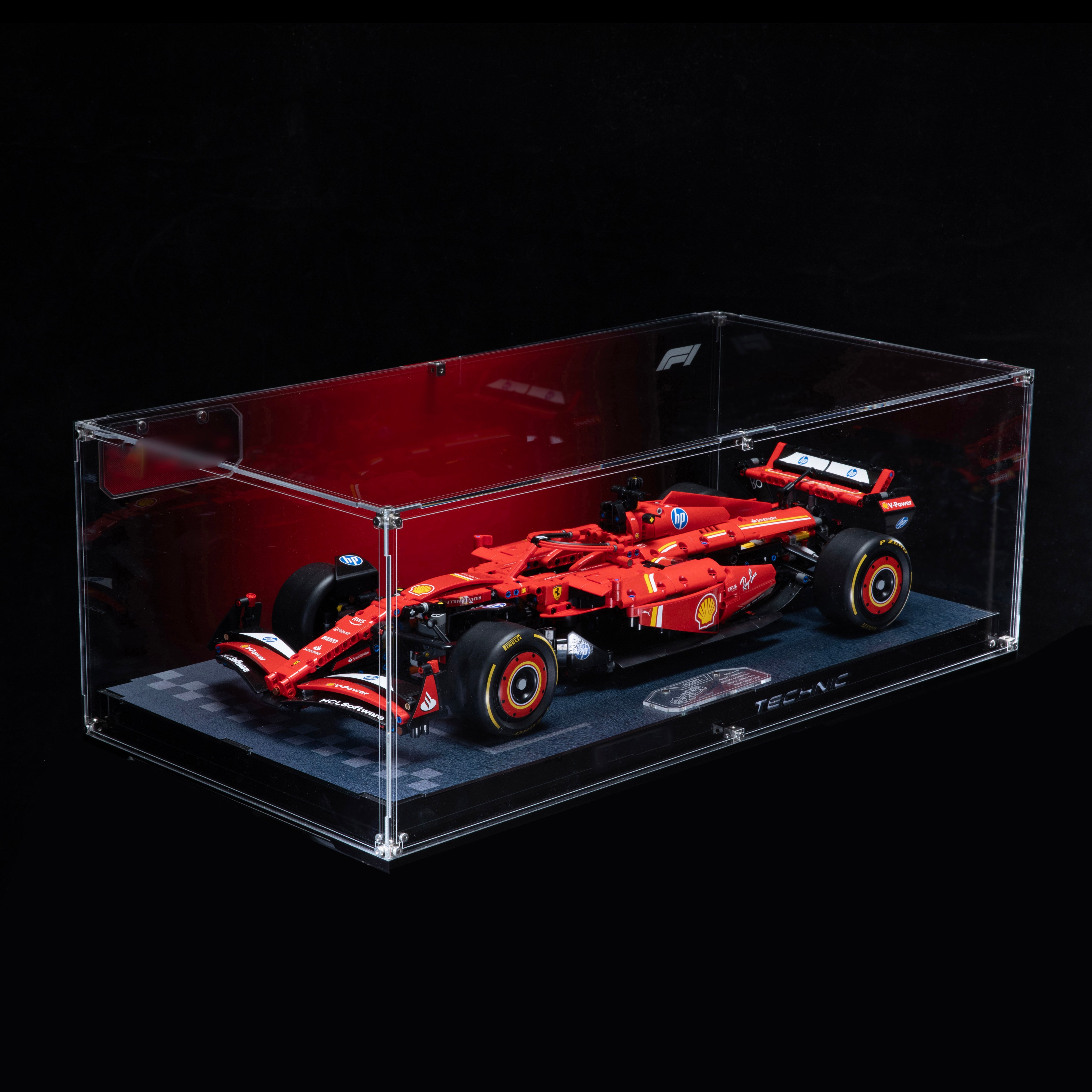 Lego F1 Ferrari SF24 display case