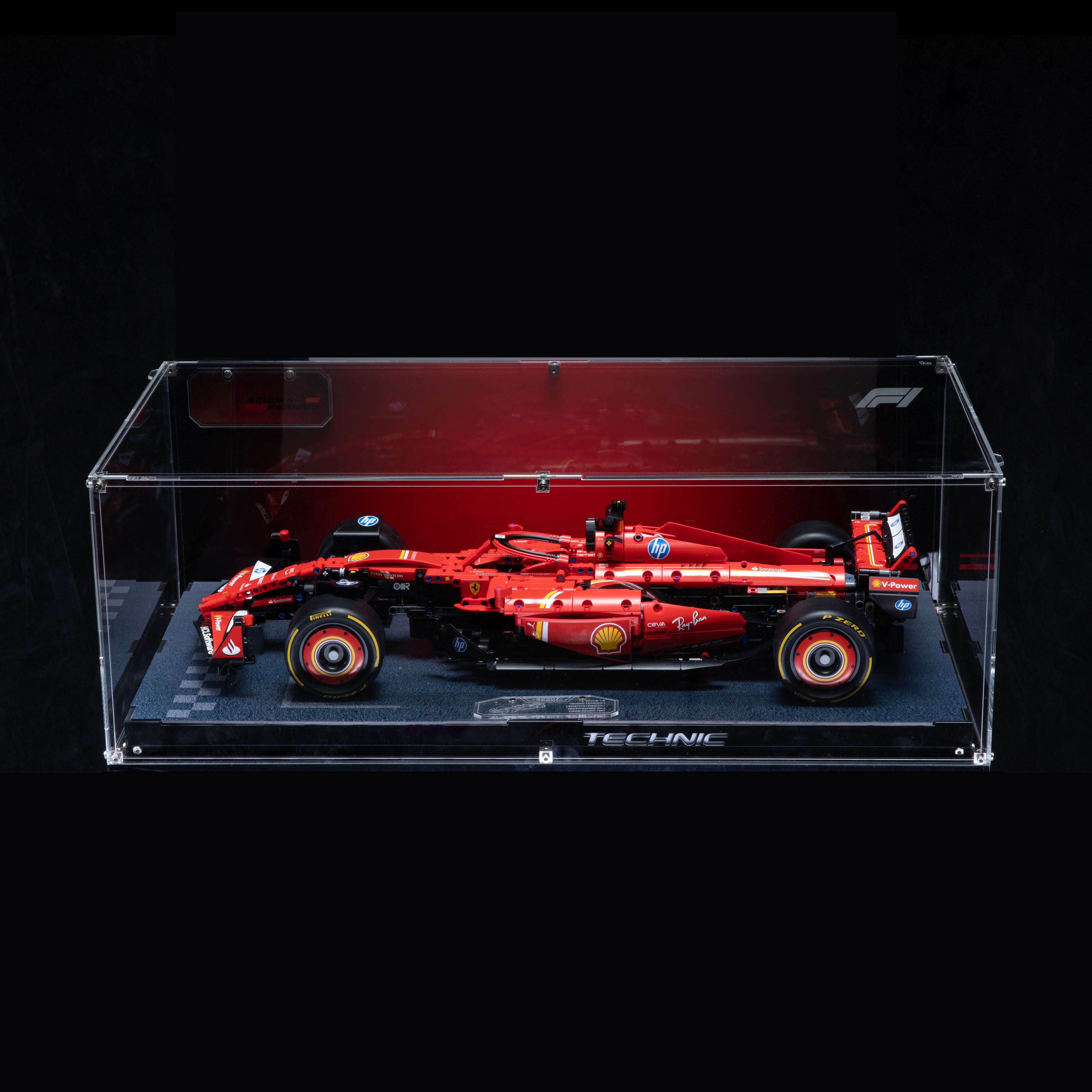 Lego F1 Ferrari SF24 display case