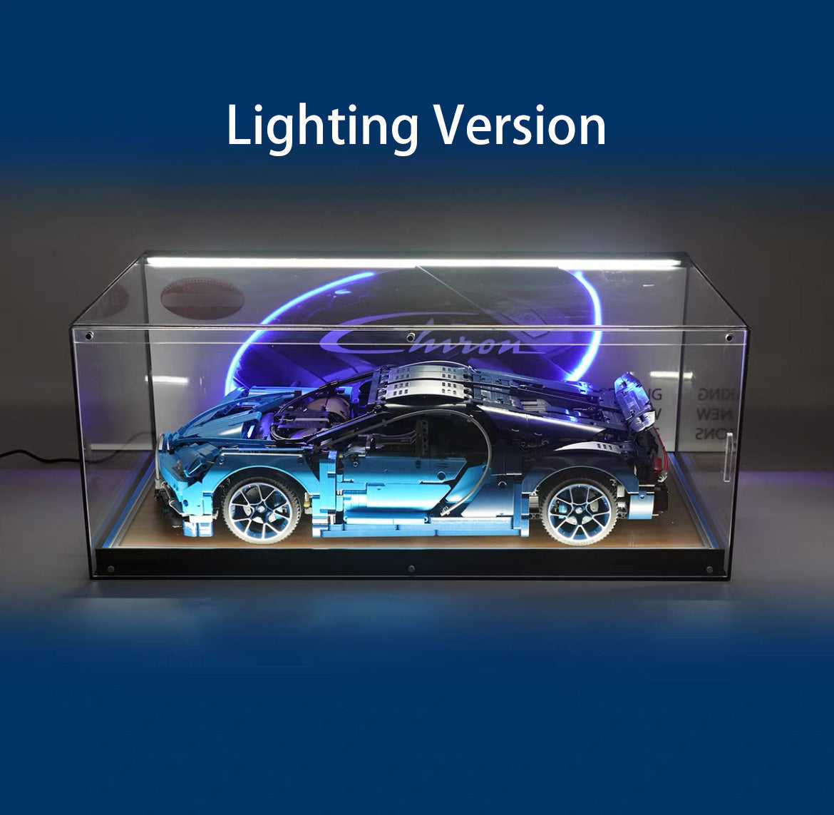 【Designer Edition】LEGO® Bugatti Chiron Acrylic Display Case