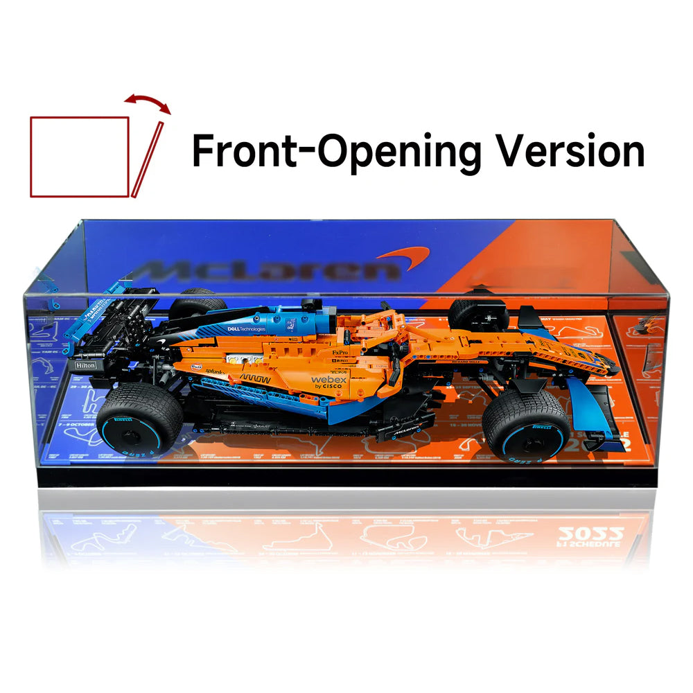 LEGO® McLaren F1 Front-Opening Acrylic Display Case