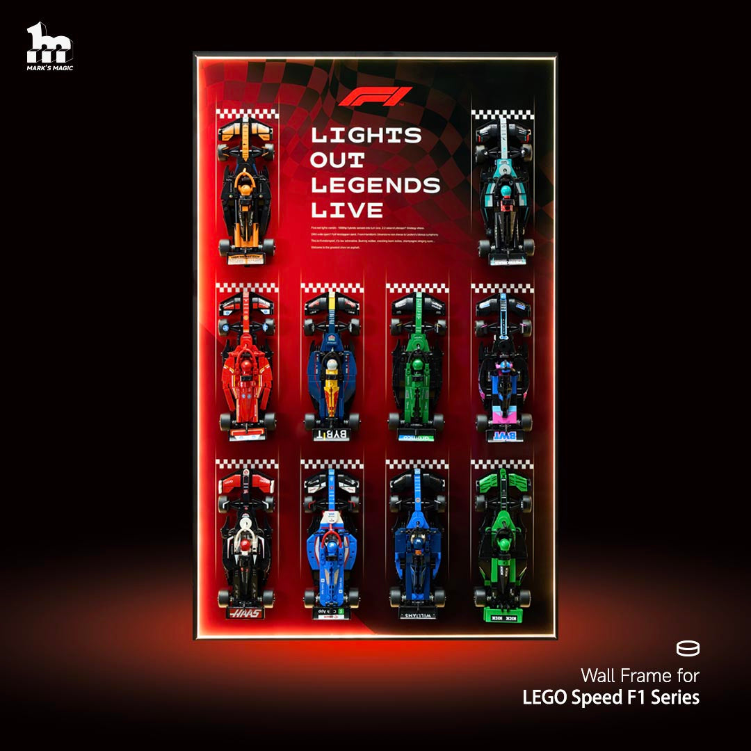 Car Display Frame for LEGO® Speed F1 Series
