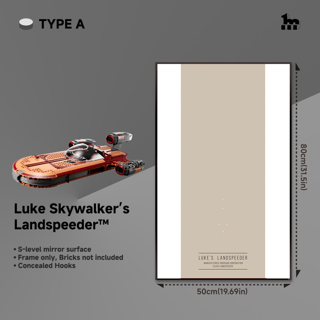 lego STAR WARS™ Luke Skywalker's Landspeeder display frame TYPE A