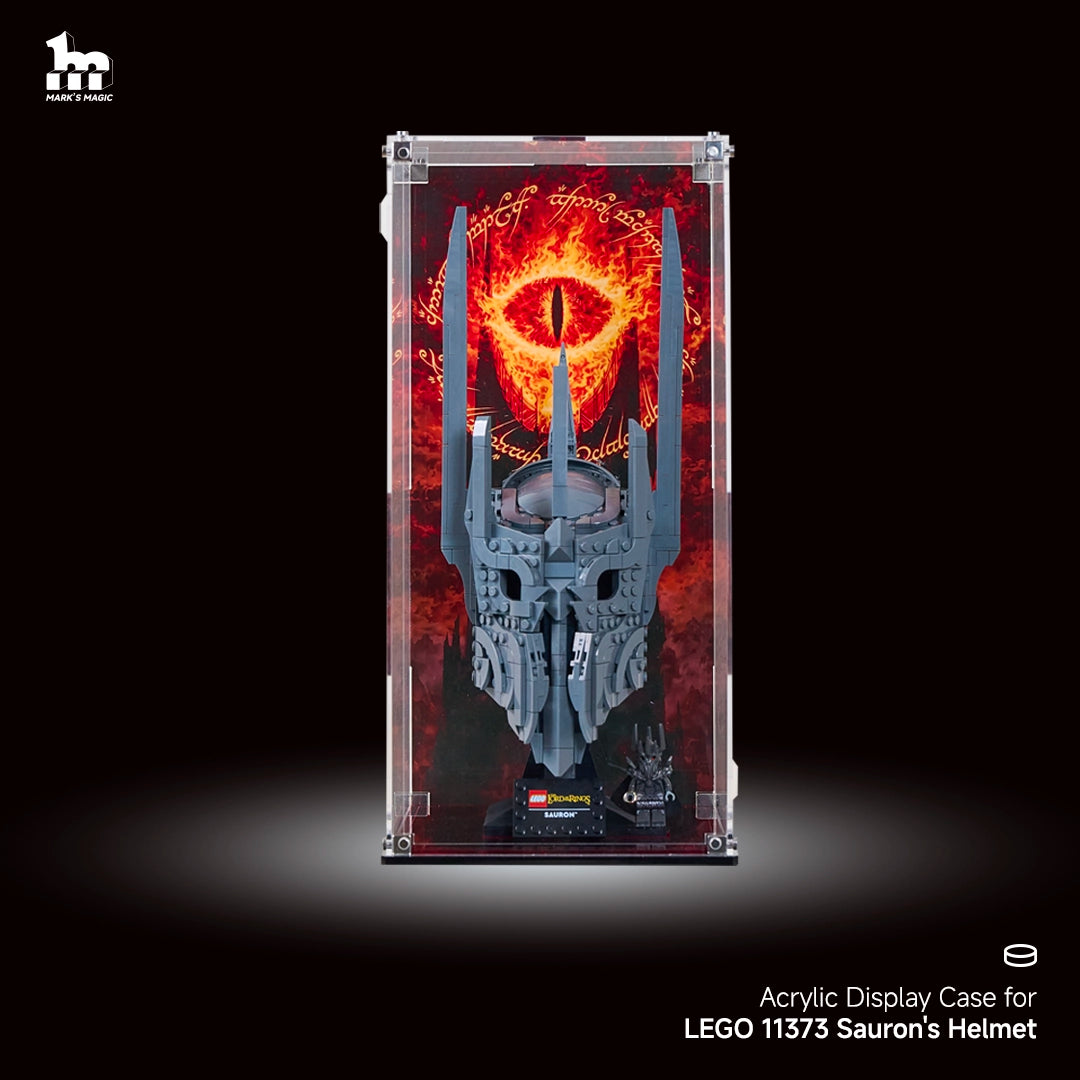 【PREMIUM】 Display Case For LEGO ICONS 11373 The Lord of the Rings: Sauron's Helmet