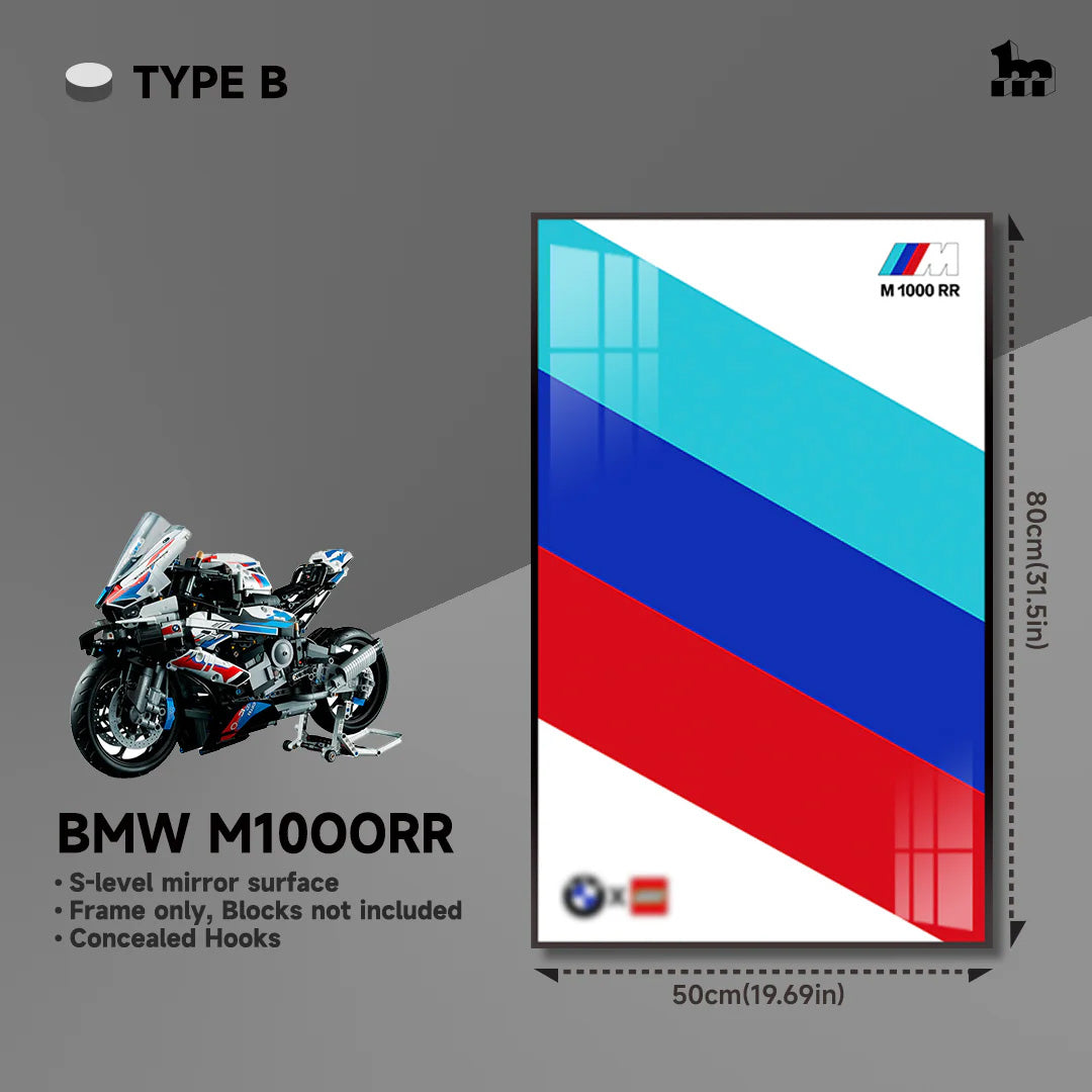Display Frame for LEGO® TECHNIC™ BMW M1000RR 42130