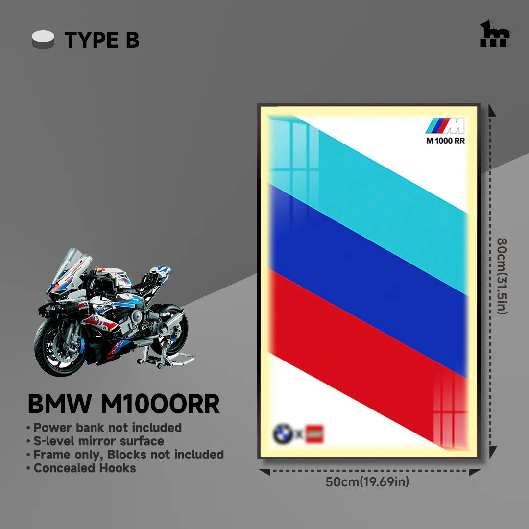 Display Frame for LEGO® BMW M1000RR