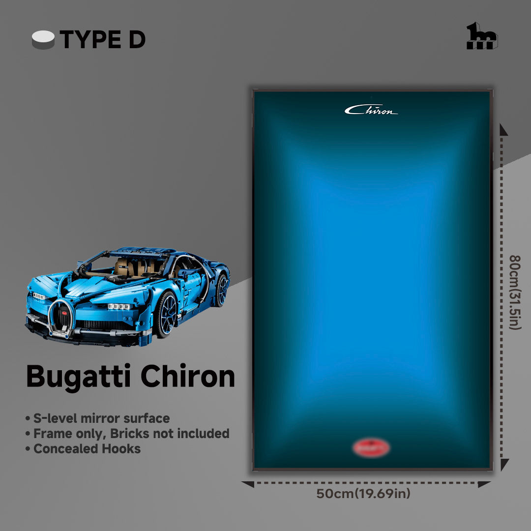 Lego wall mount display for Lego bugatti Chiron