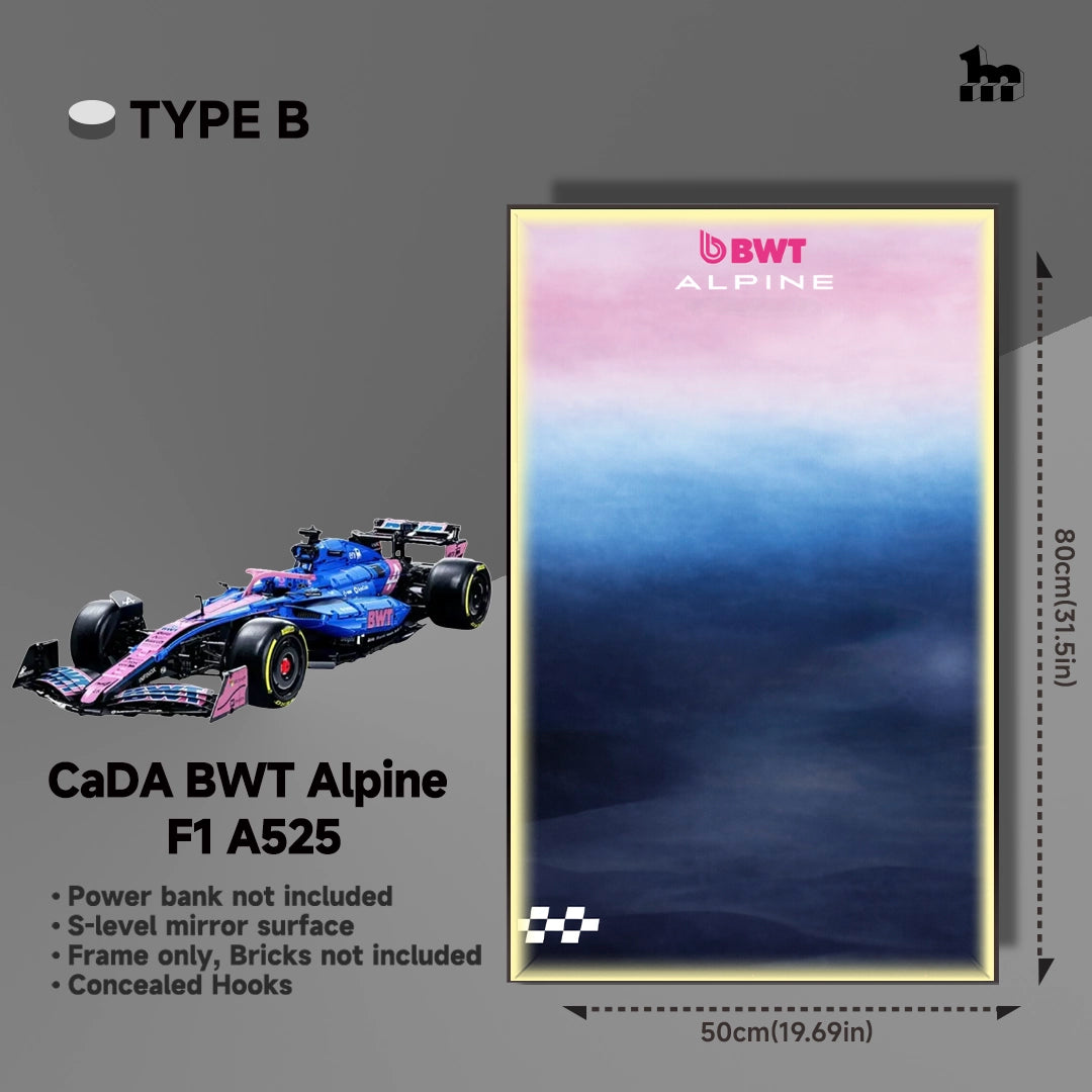 Car display Frame for CaDA BWT Alpine F1 A525