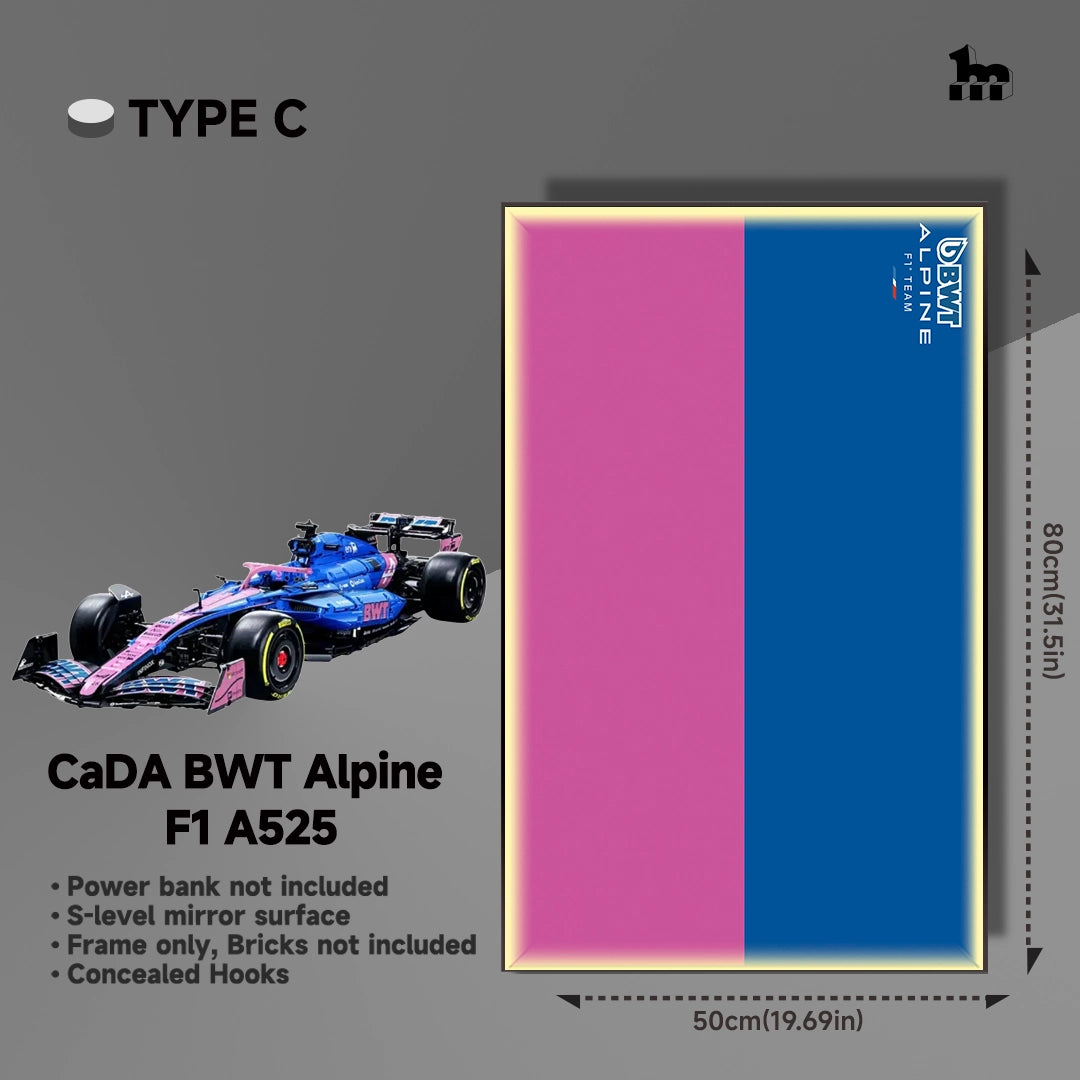 Car display Frame for CaDA BWT Alpine F1 A525