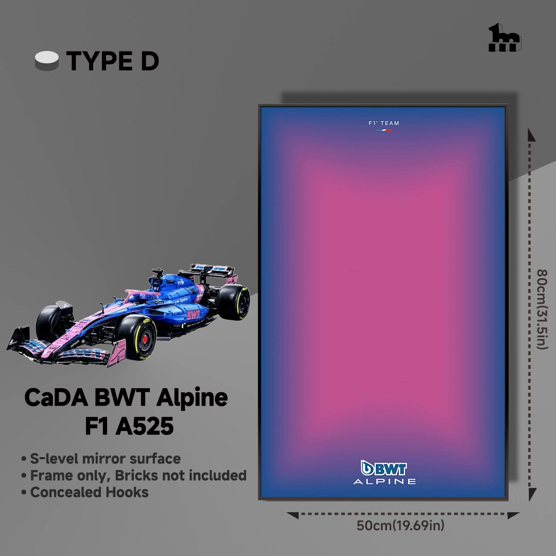 Car display Frame for CaDA BWT Alpine F1 A525
