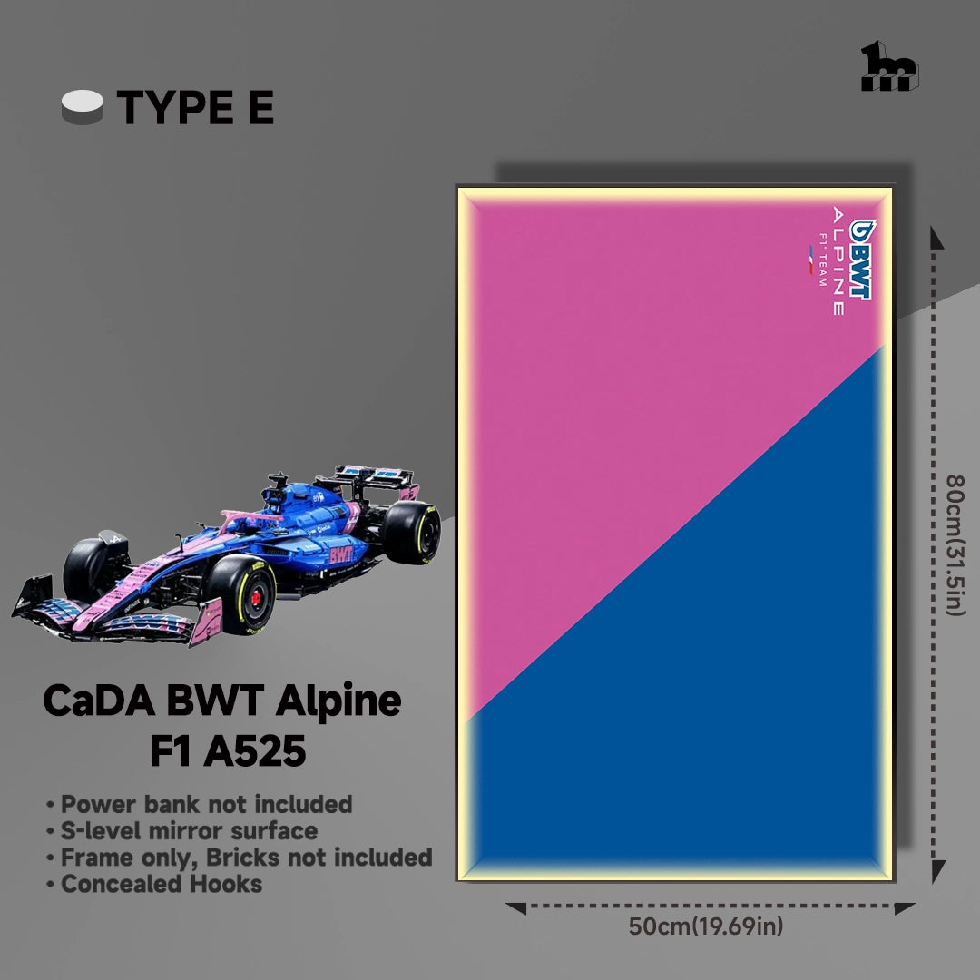 Car display Frame for CaDA BWT Alpine F1 A525