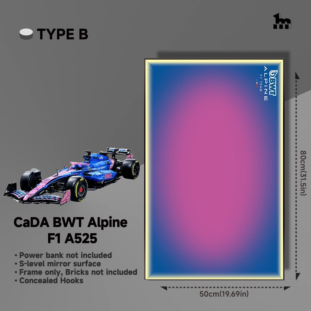 Car display Frame for CaDA BWT Alpine F1 A525