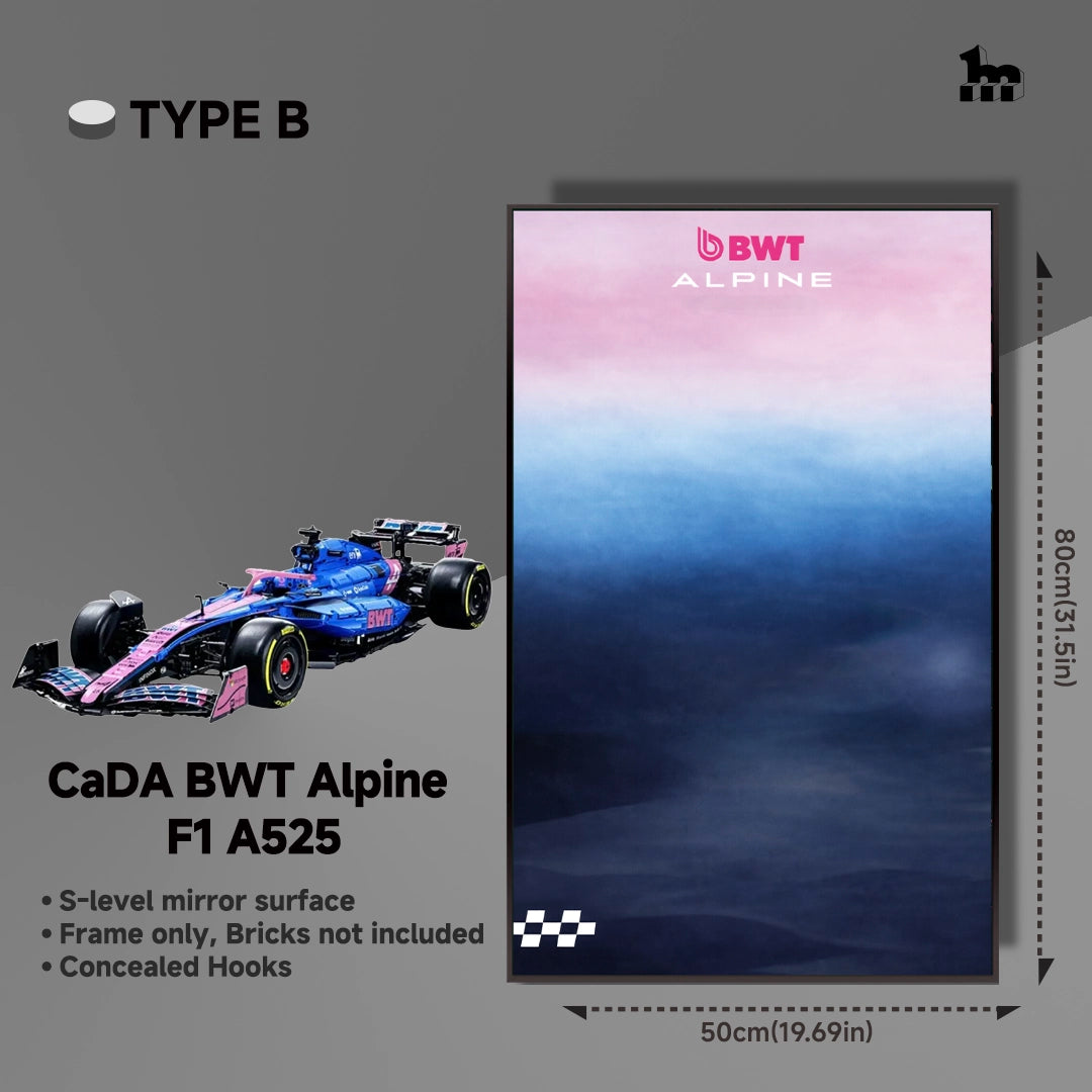 Car display Frame for CaDA BWT Alpine F1 A525