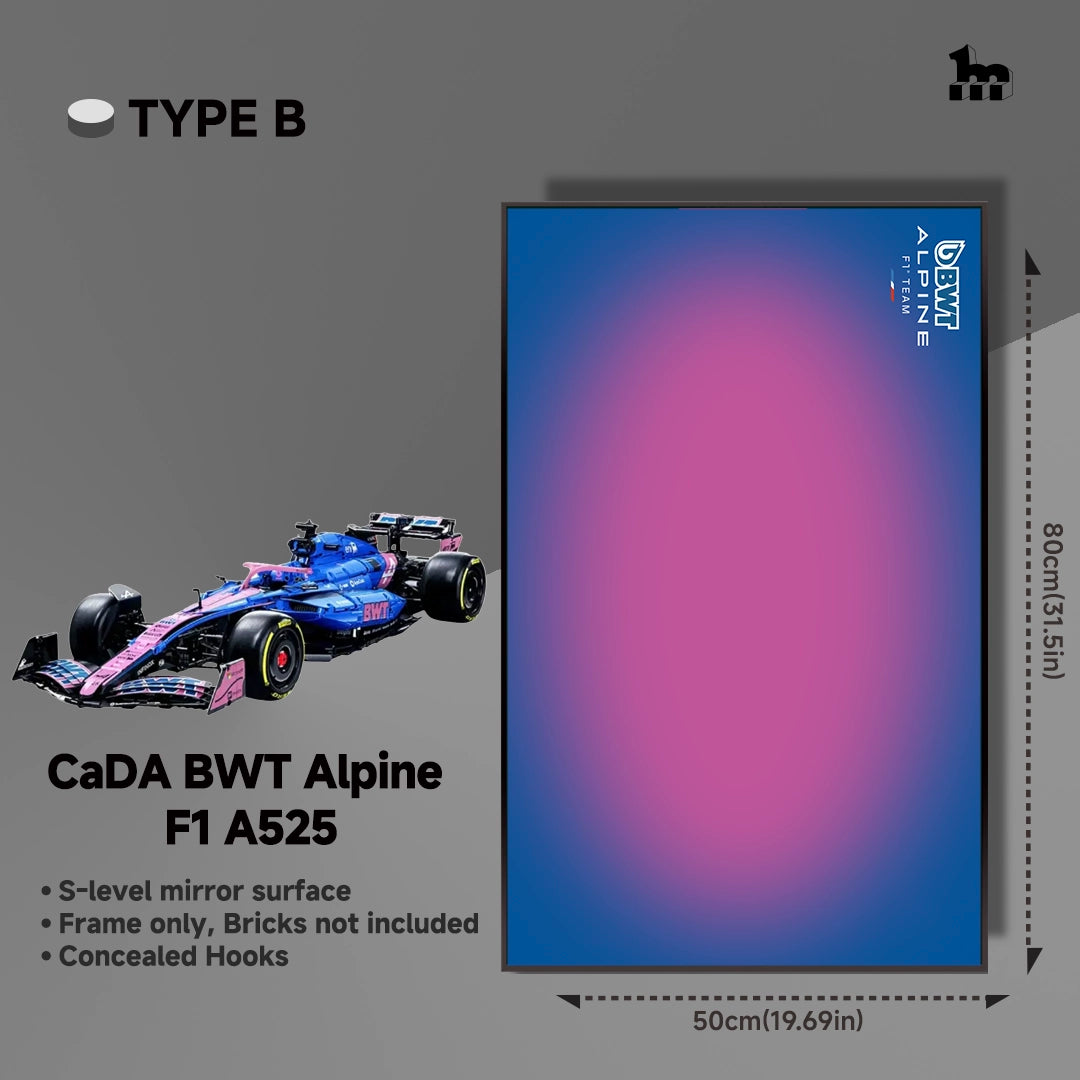 Car display Frame for CaDA BWT Alpine F1 A525