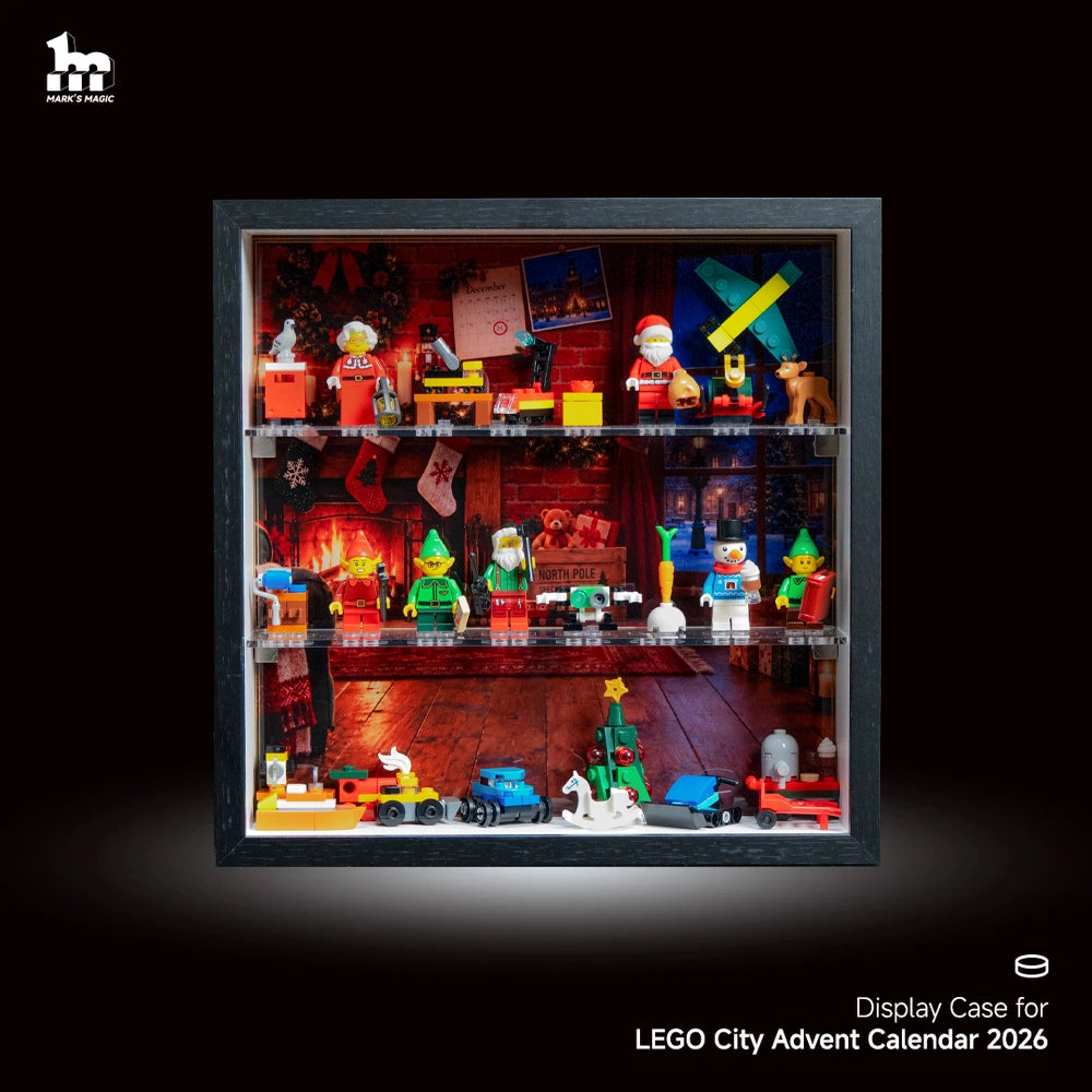 Display case for LEGO® 60510 City Advent Calendar 2026