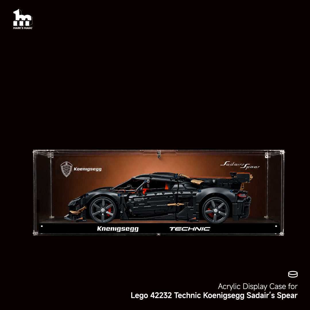 【PREMIUM】Display Case For LEGO® Technic™ 42232 Koenigsegg Sadair's Spear Megacar
