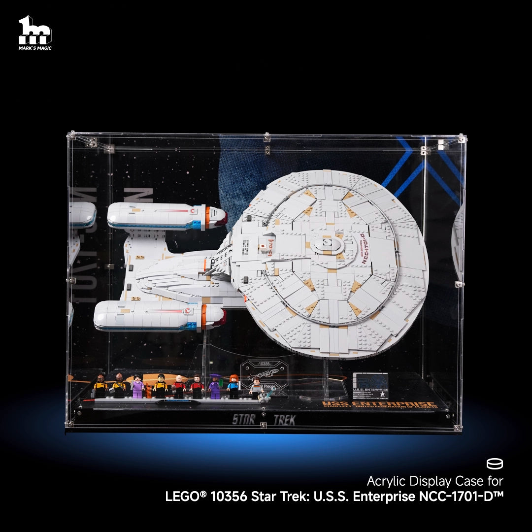 【Premium】 Display Case For LEGO 10356 Star Trek: U.S.S. Enterprise NCC-1701-D™