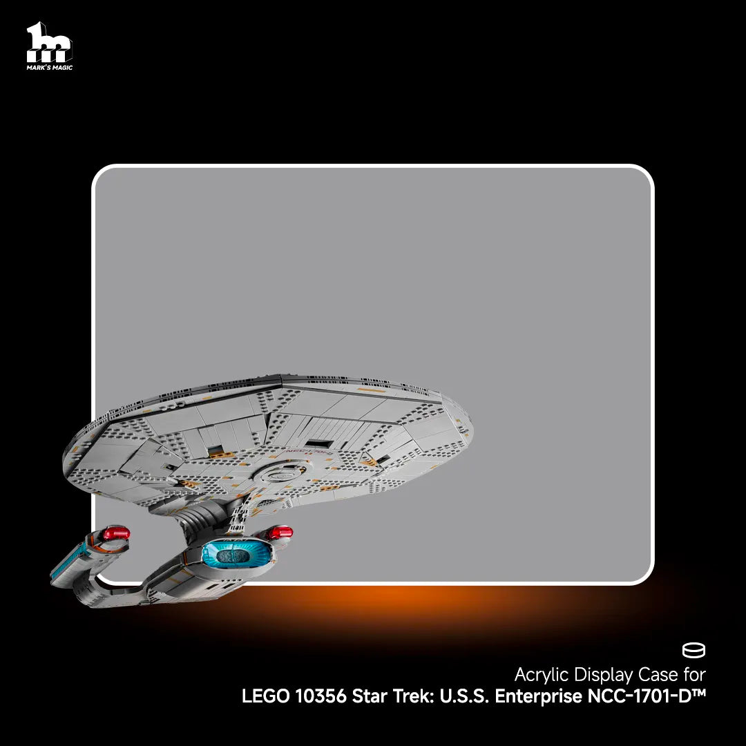 【Premium】 Display Case For LEGO 10356 Star Trek: U.S.S. Enterprise NCC-1701-D™