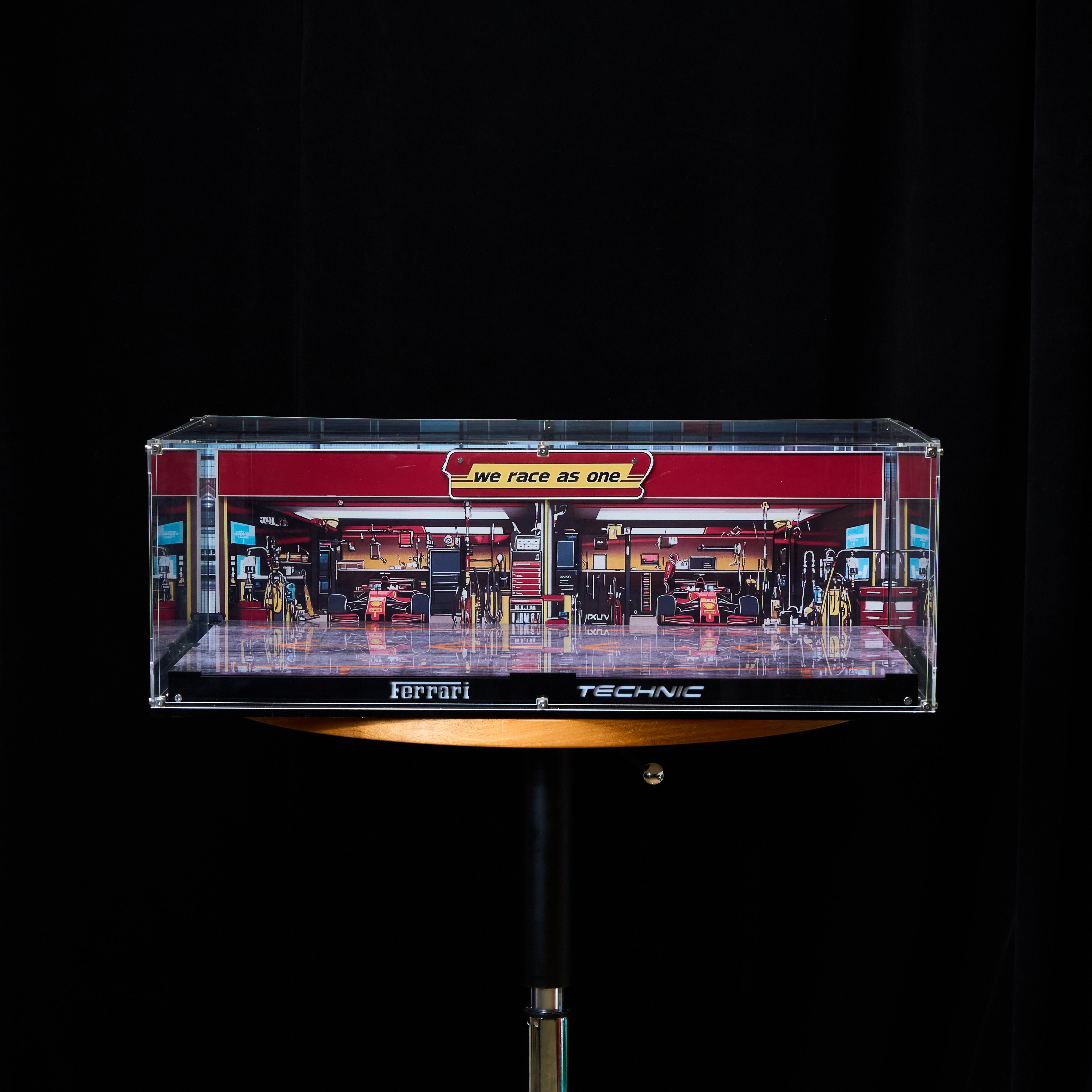 Lego Ferrari SF24 display case for home display