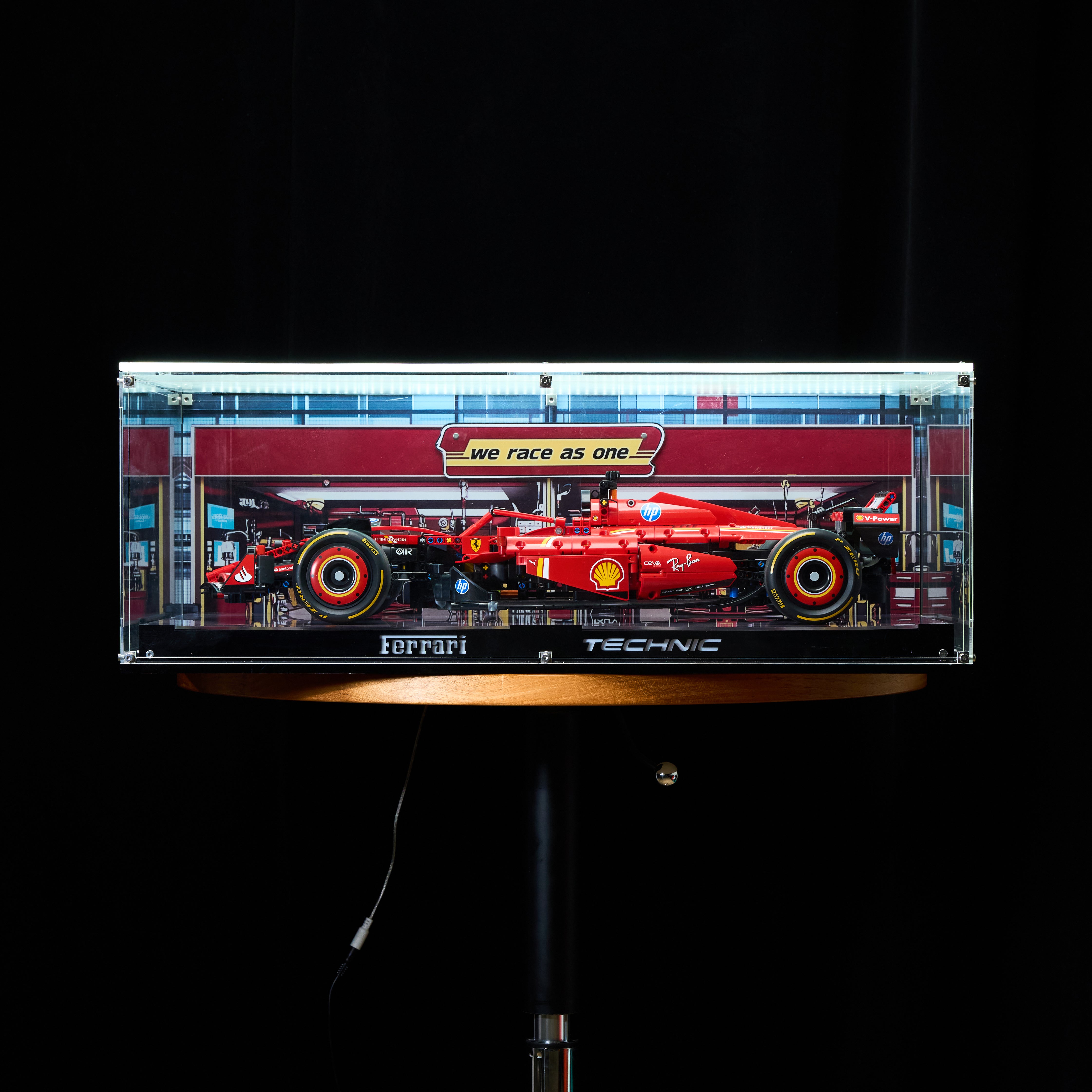 Lego F1 Ferrari SF24 display case