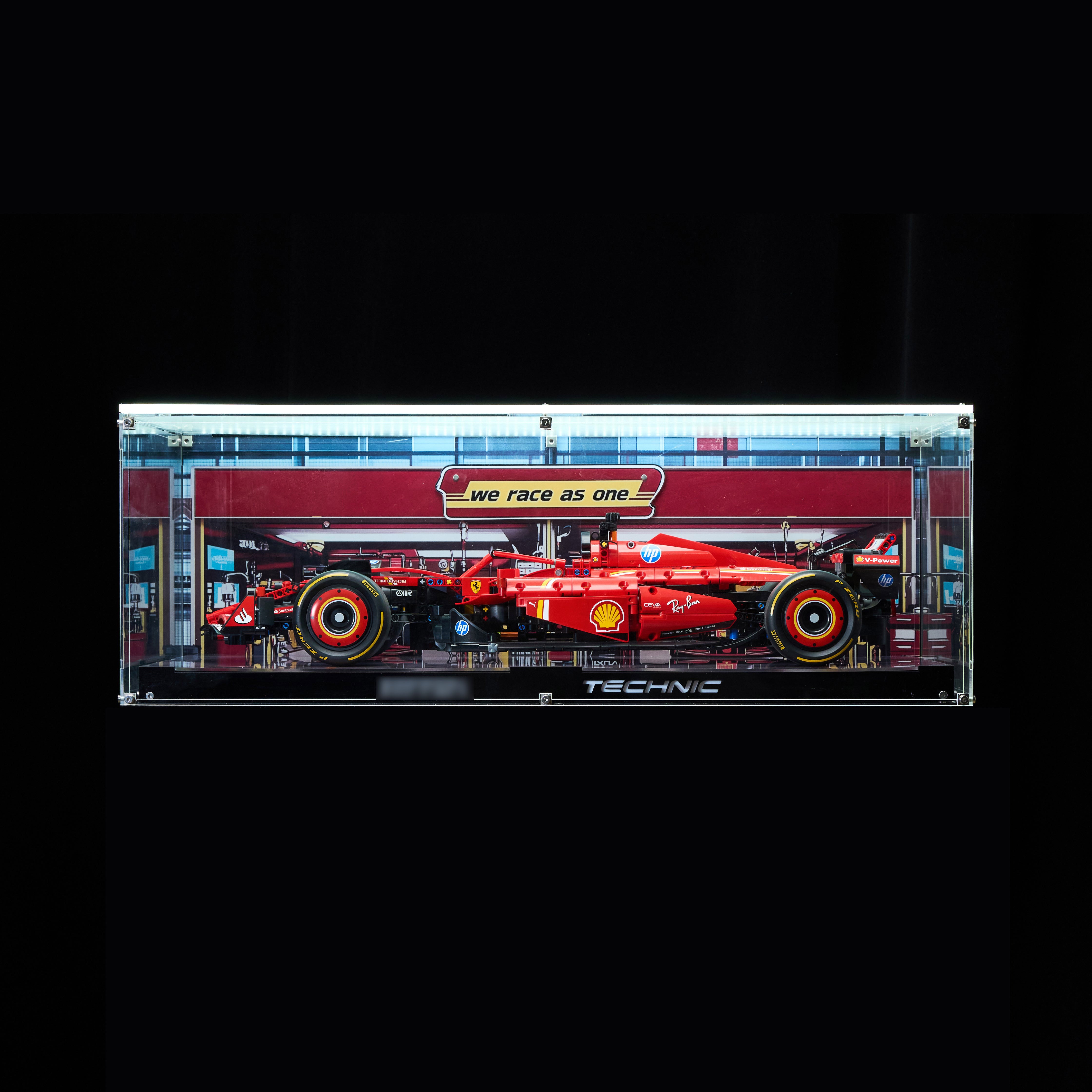 Lego F1 Ferrari SF24 display case