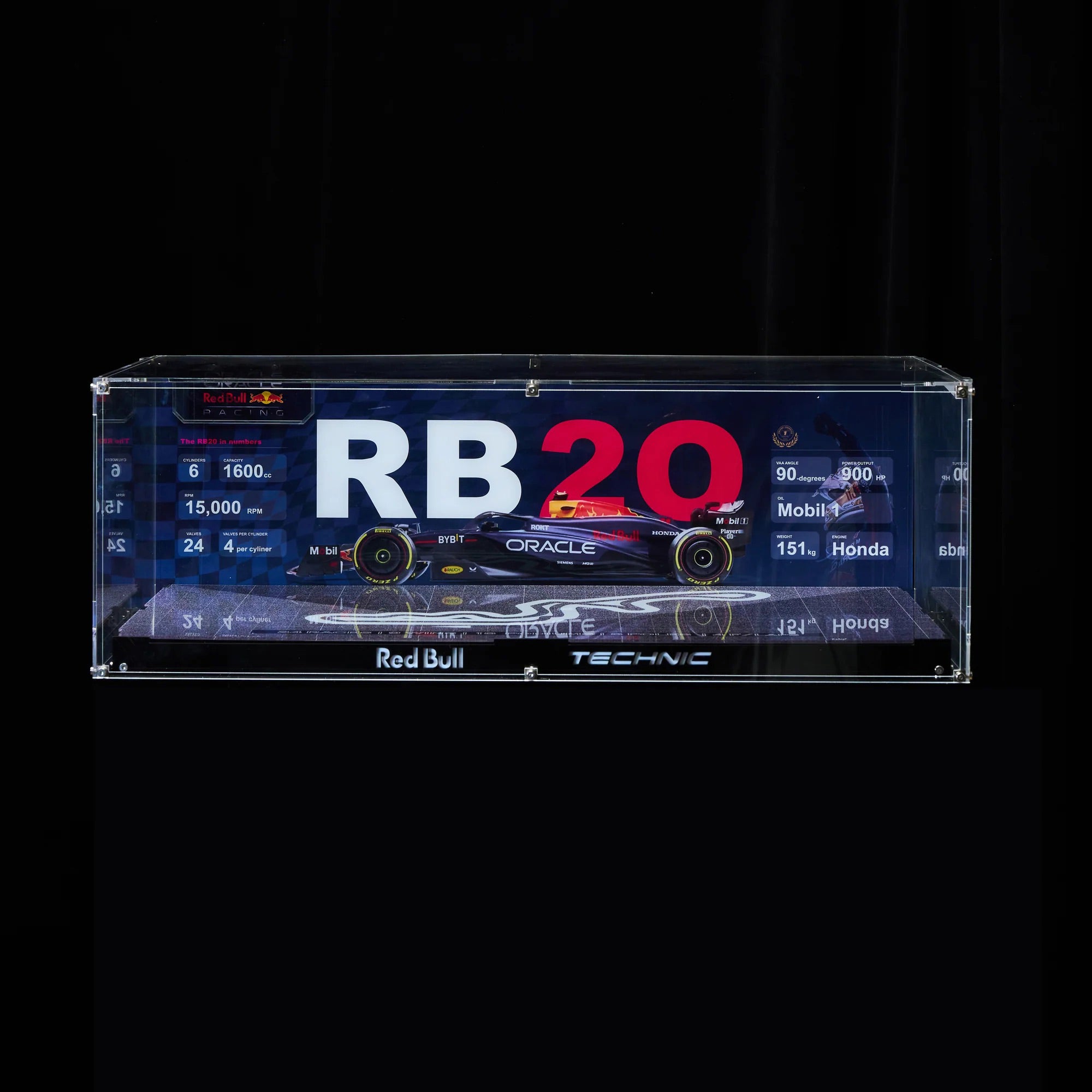 LEGO® Red Bull Racing RB20 F1 42206 display acrylic case