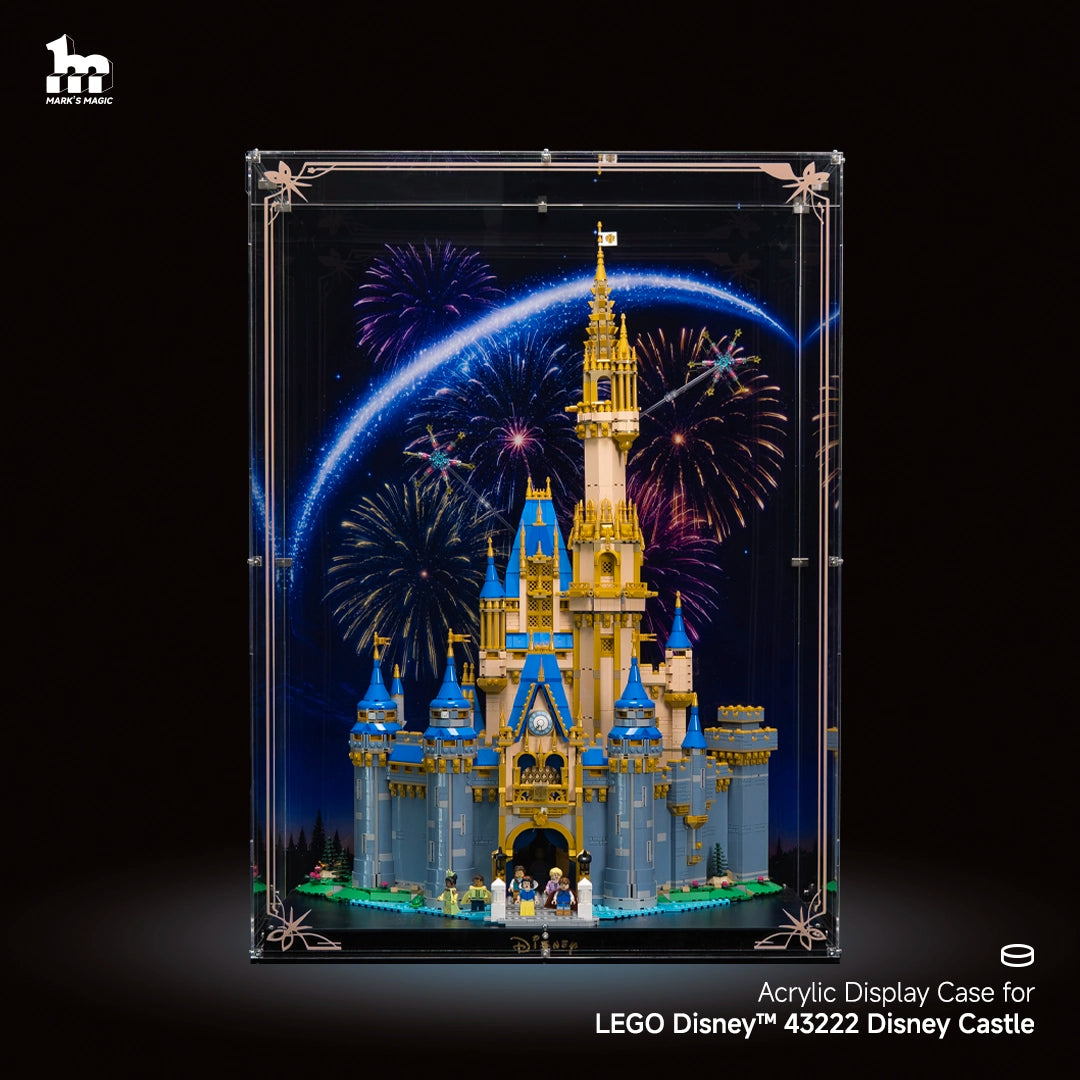 【PREMIUM】 Display Case For LEGO Disney™ 43222 Disney Castle