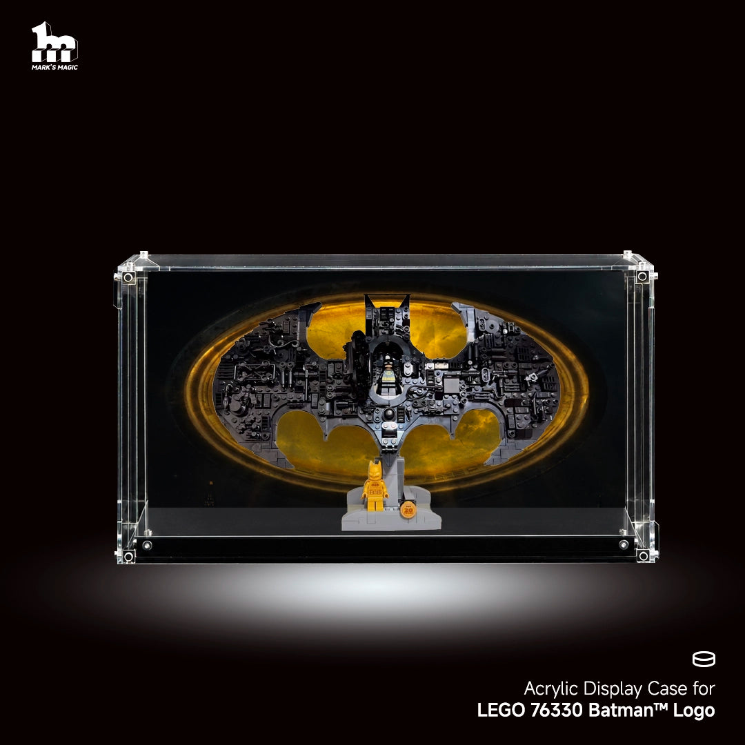 【PREMIUM】 Display Acrylic Case For LEGO 76330 Batman™ Logo